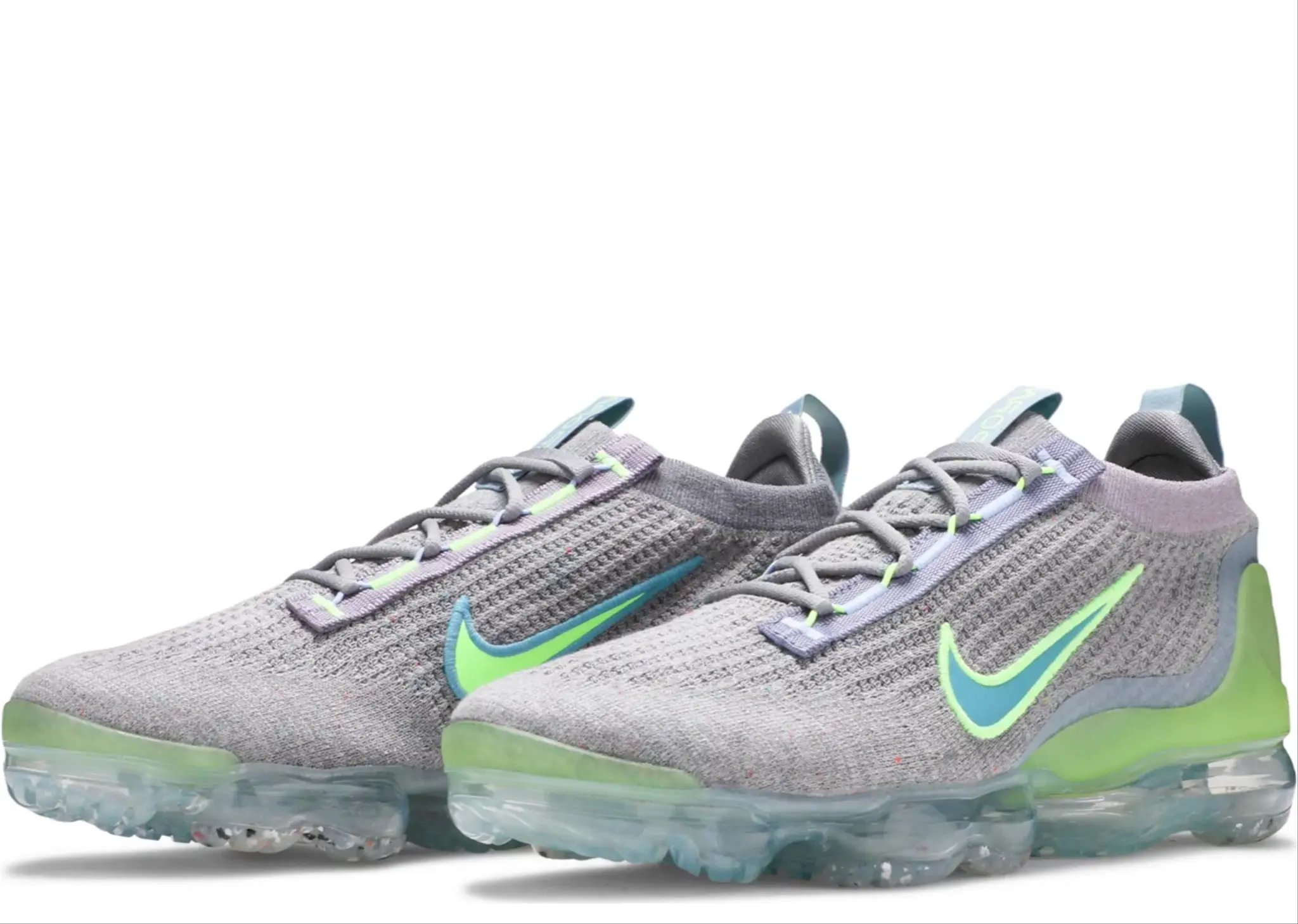 Nike Air VaporMax 2021 FK Particle Grey Liquid Lime - photo 2