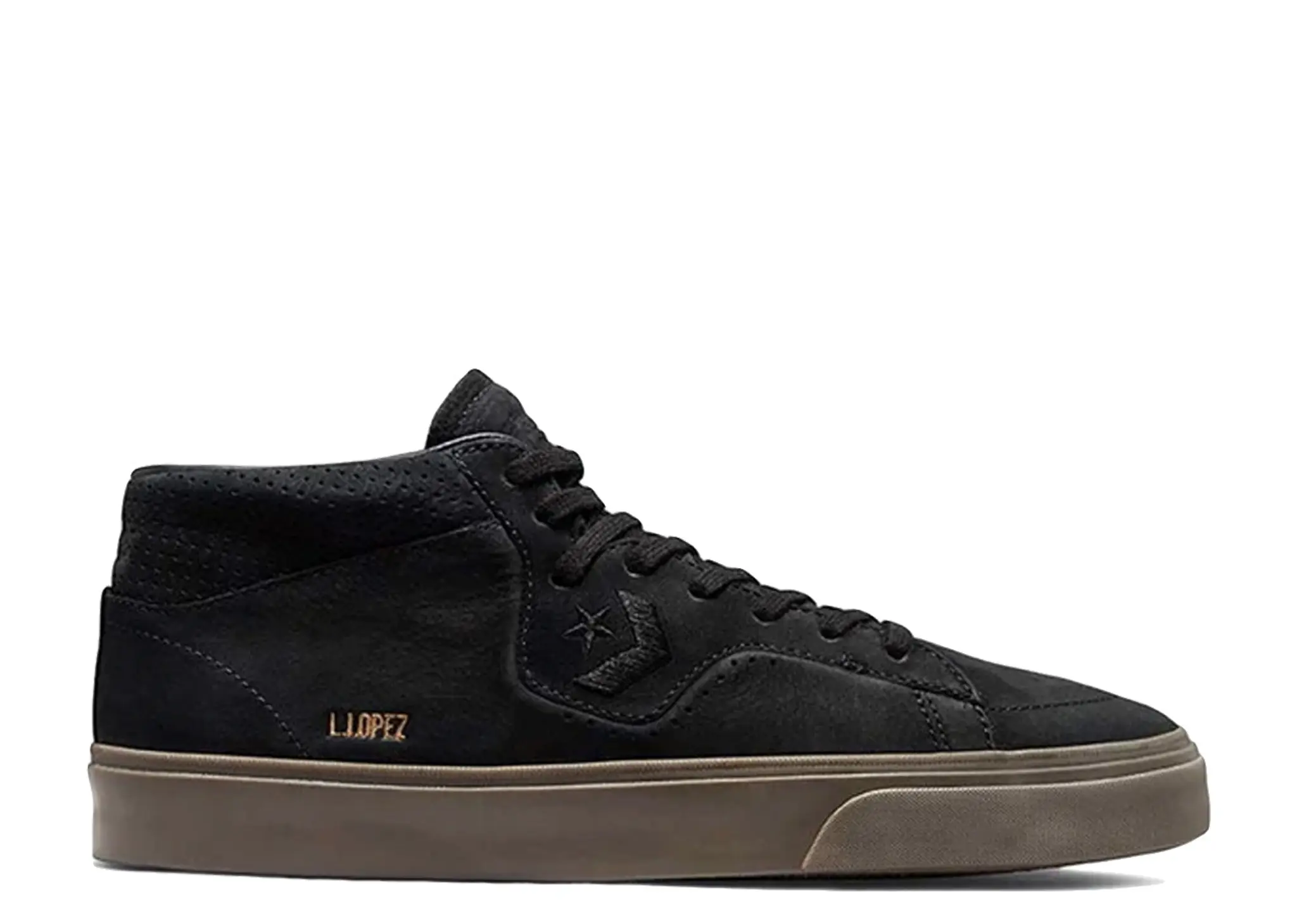 Converse Pro Louie Lopez Mid Nubuck Black Mushroom