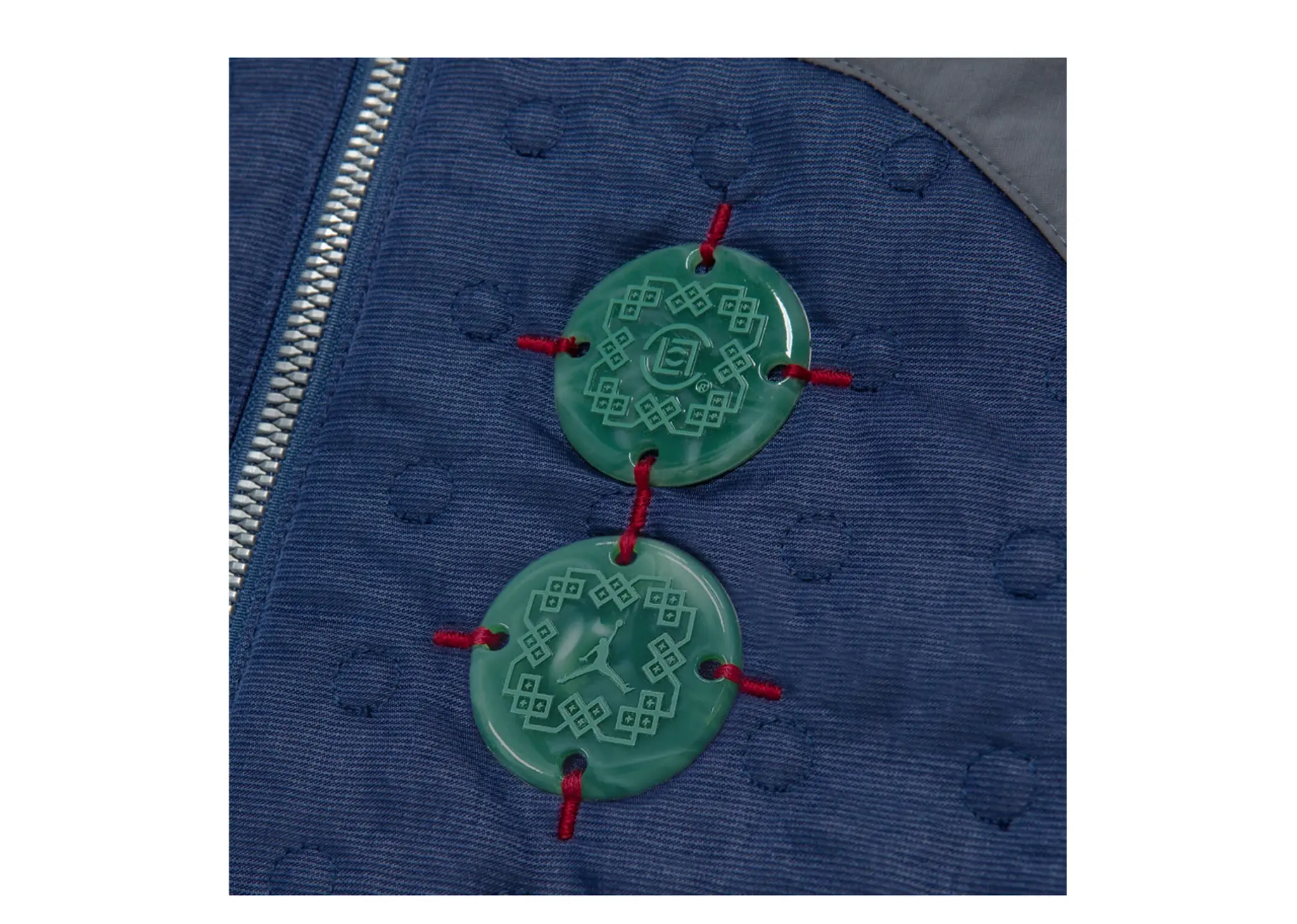 Jordan x CLOT Woven Jacket Navy - photo 3