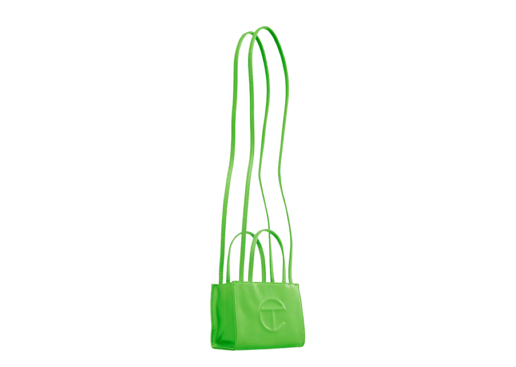 Telfar Small Highlighter Green Shopping Bag - photo 2