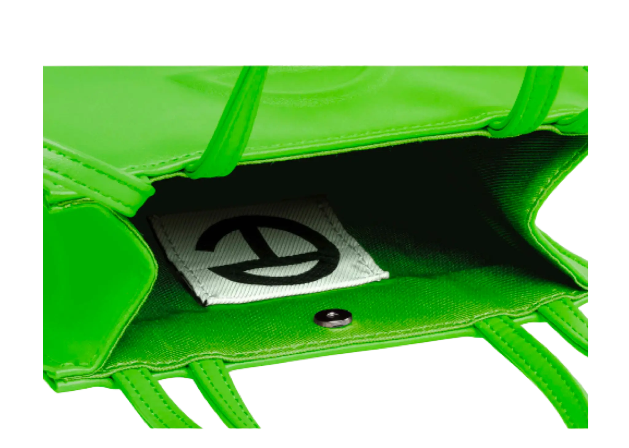 Telfar Small Highlighter Green Shopping Bag - photo 3