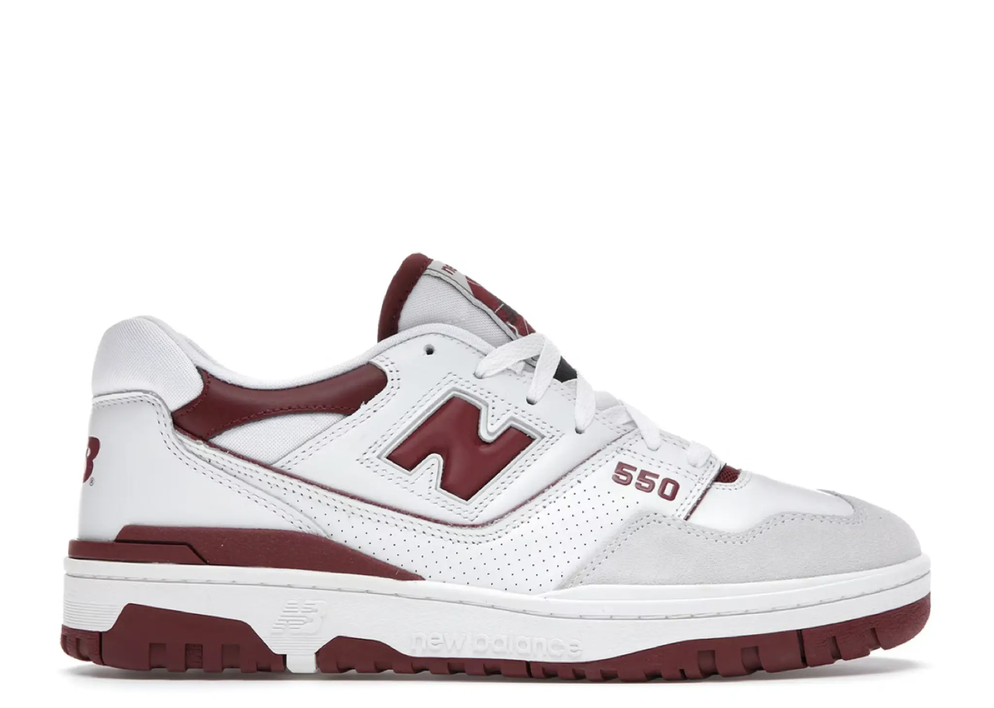 New Balance 550 Sea Salt Burgundy