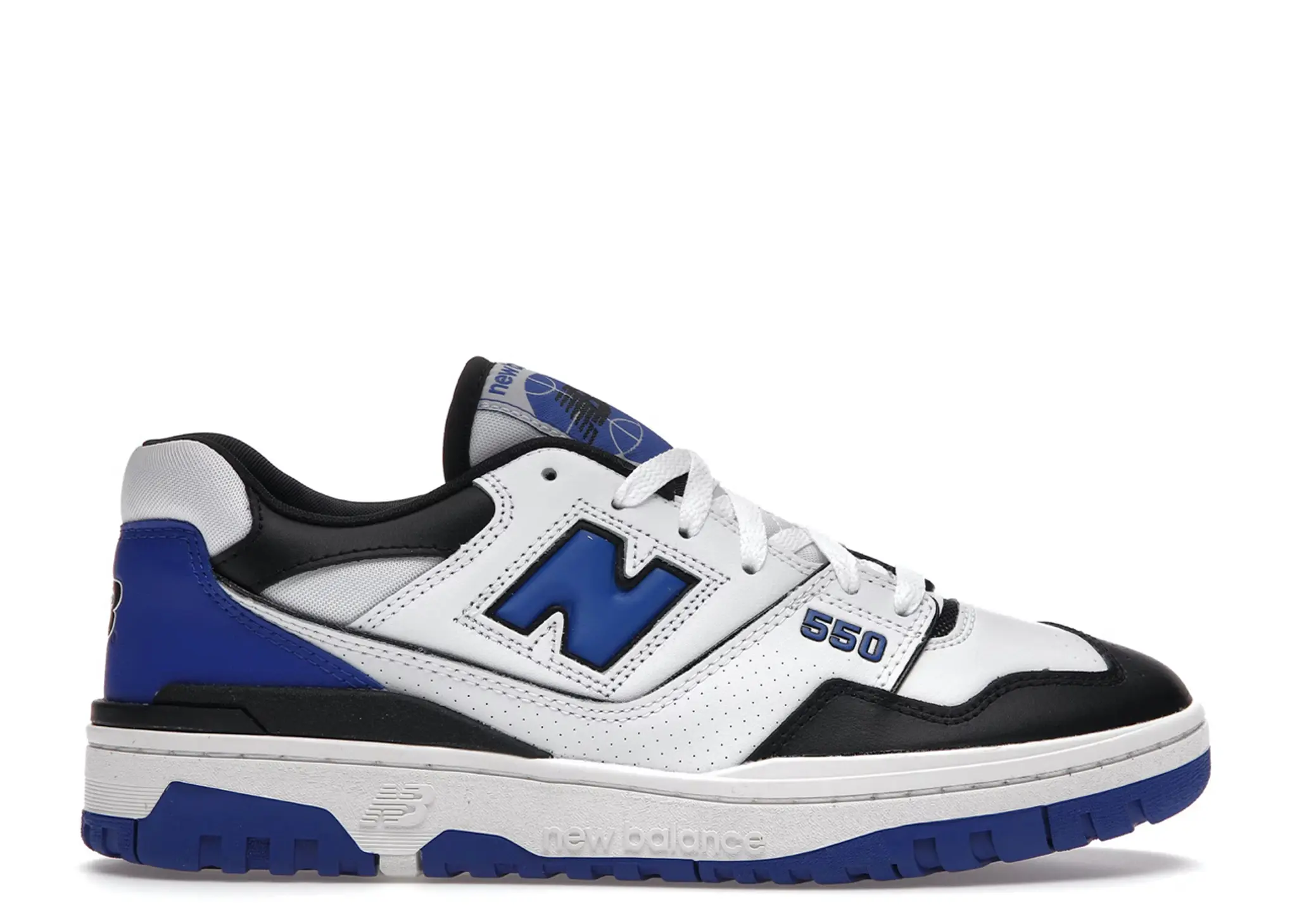 New Balance 550 White Royal Black