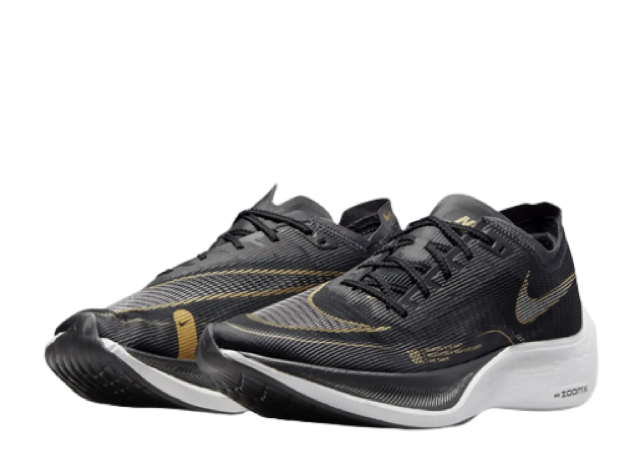 Nike ZoomX VaporFly Next% 2 Black Metallic Gold Coin - photo 2