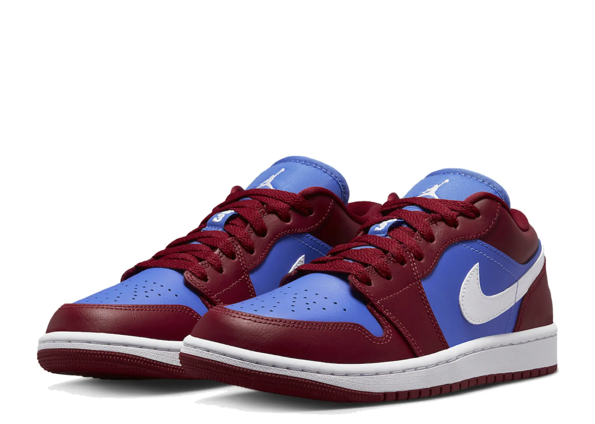 Air Jordan 1 Low Deep Red Blue (Women's) - photo 2