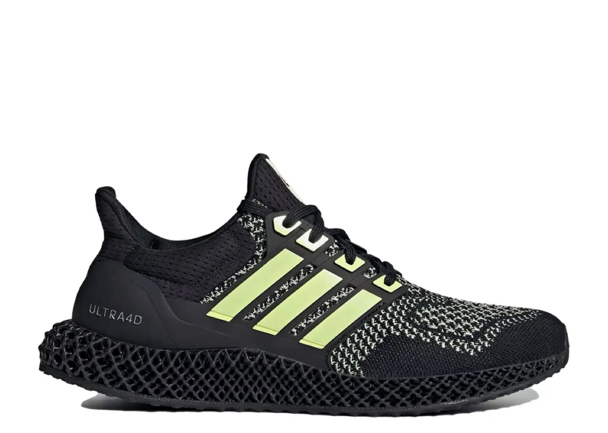 adidas Ultra 4D Black Almost Lime