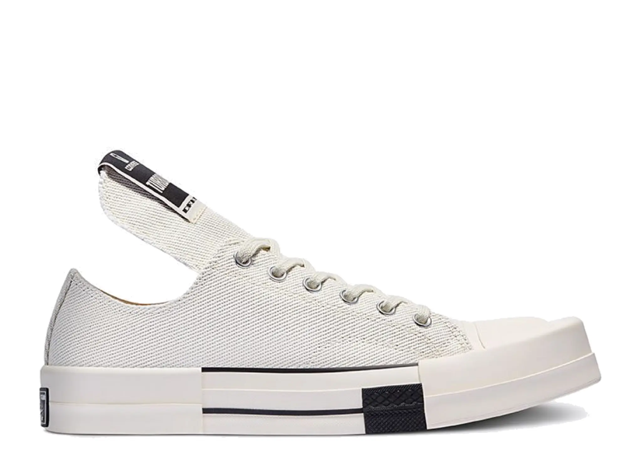 Converse Chuck Taylor All-Star 70's Low Ox TURBODRK Rick Owens DRKSHDW White