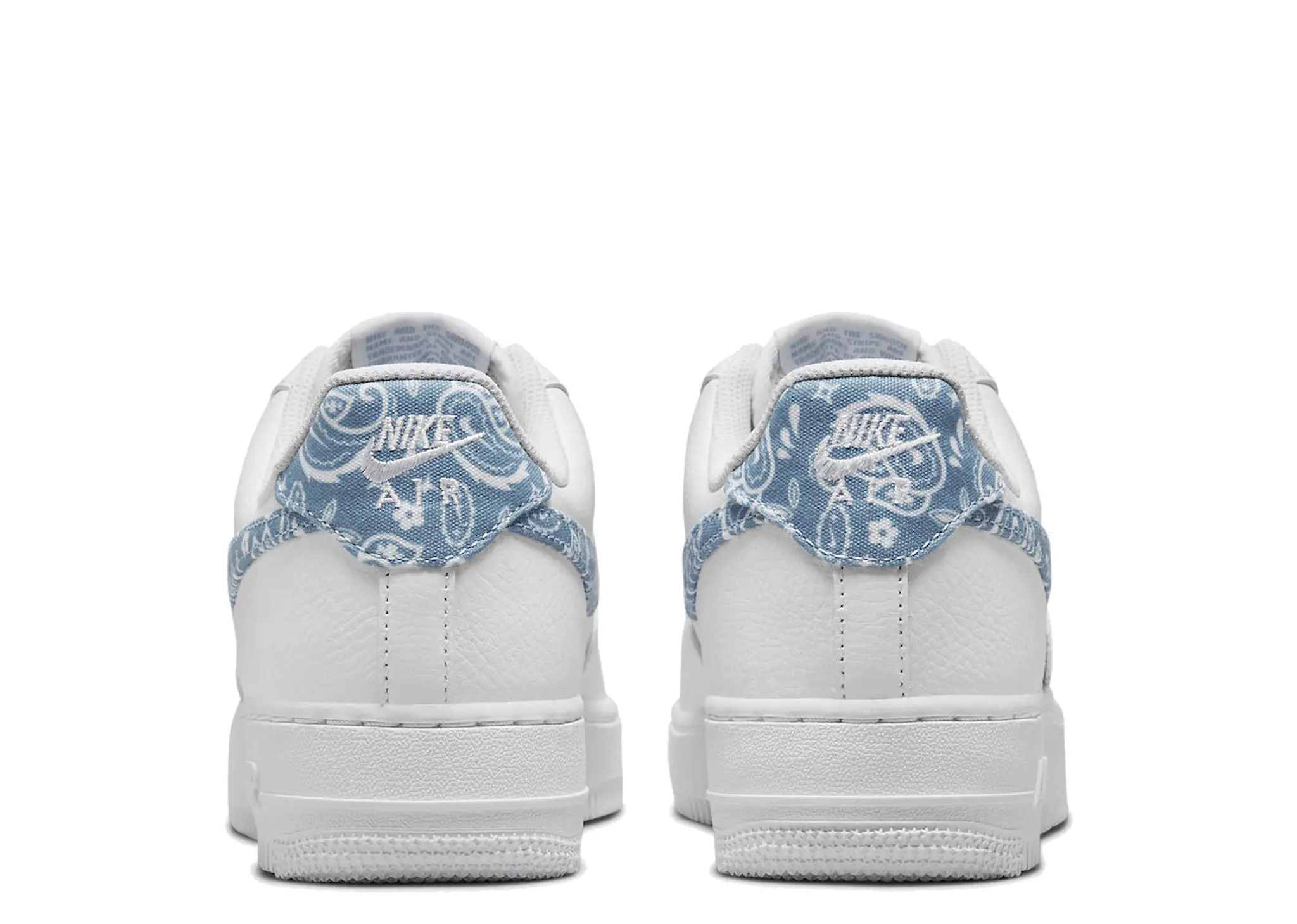 Nike Air Force 1 Low '07 Essential White Worn Blue Paisley (Women's) - photo 3