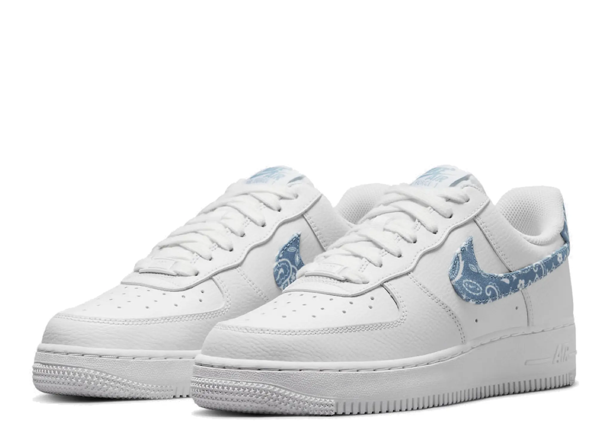 Nike Air Force 1 Low '07 Essential White Worn Blue Paisley (Women's) - photo 2
