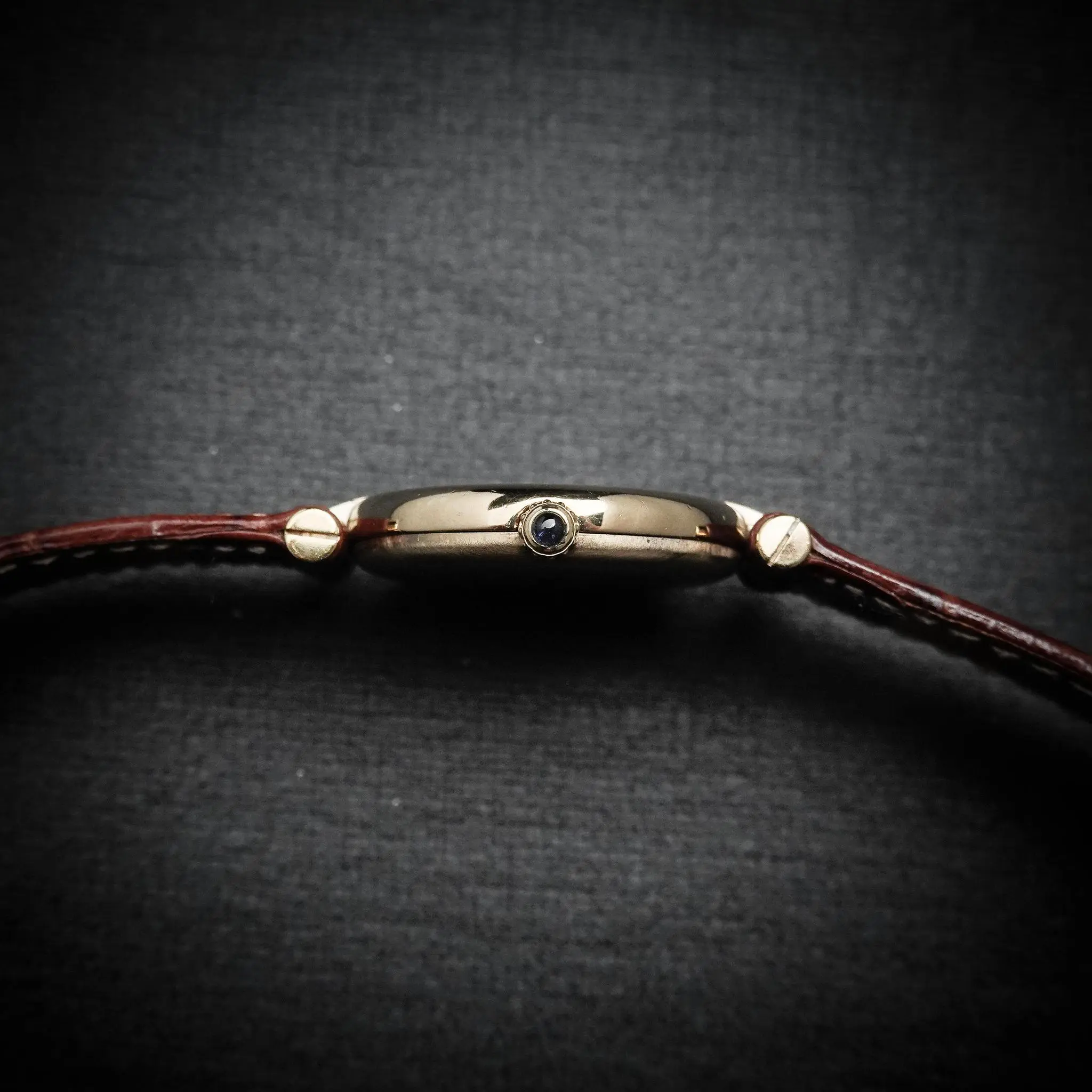 Cartier Vendome Vermeil Burgundy Dial 24mm - photo 3