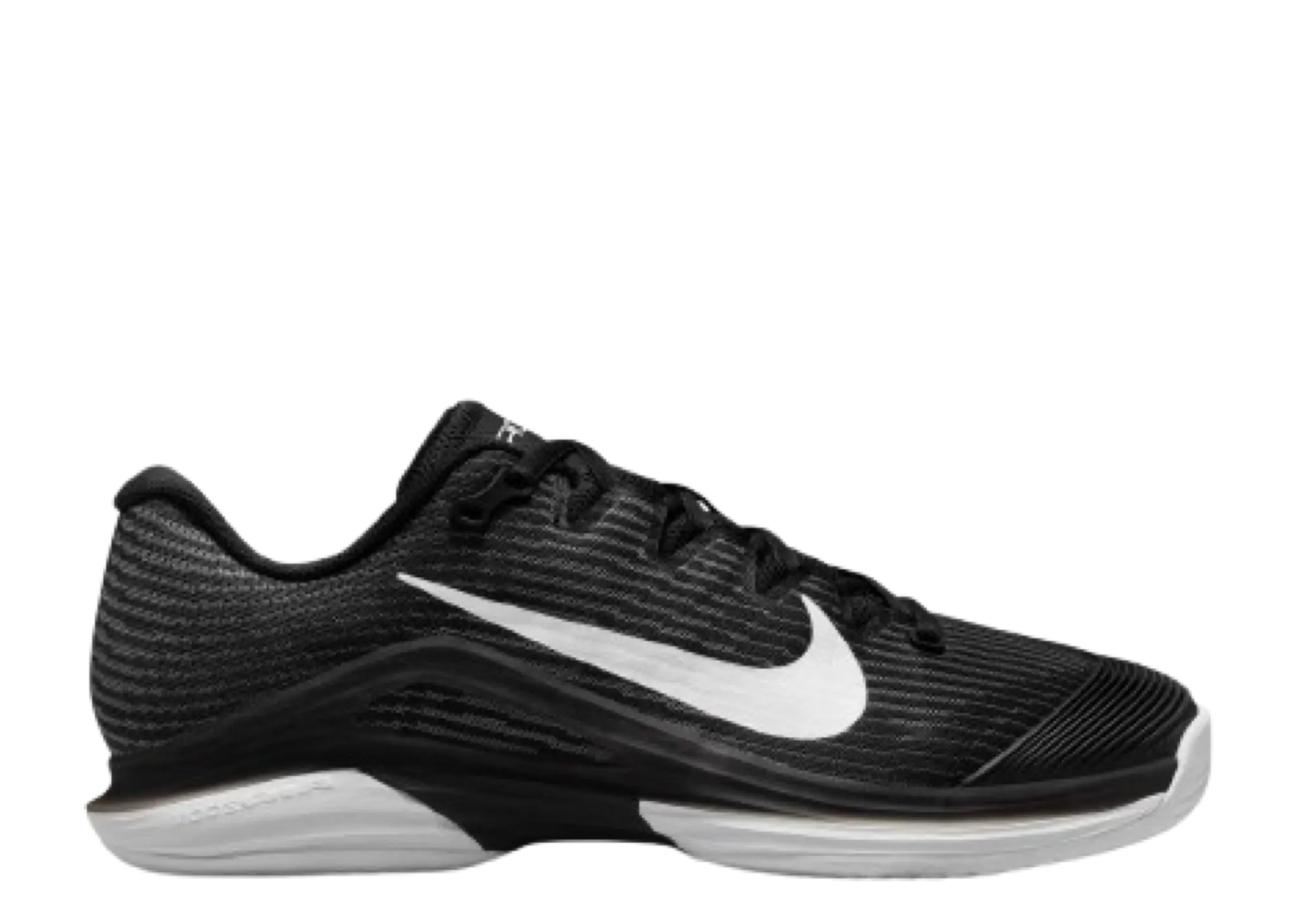 Nike Court Air Zoom Vapor 12 HC Black Dark Smoke Grey White (Women's)