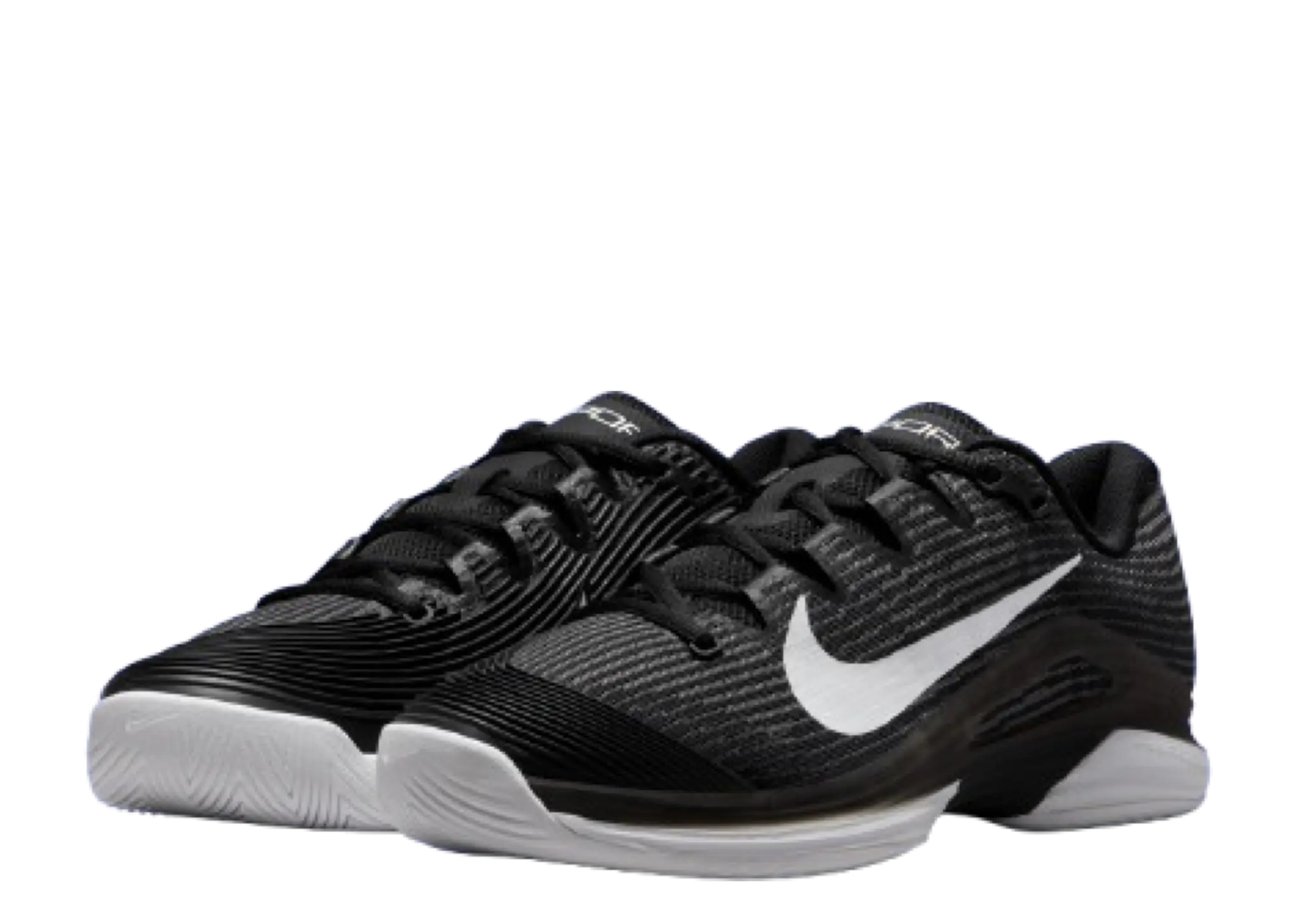 Nike Court Air Zoom Vapor 12 HC Black Dark Smoke Grey White (Women's) - photo 2