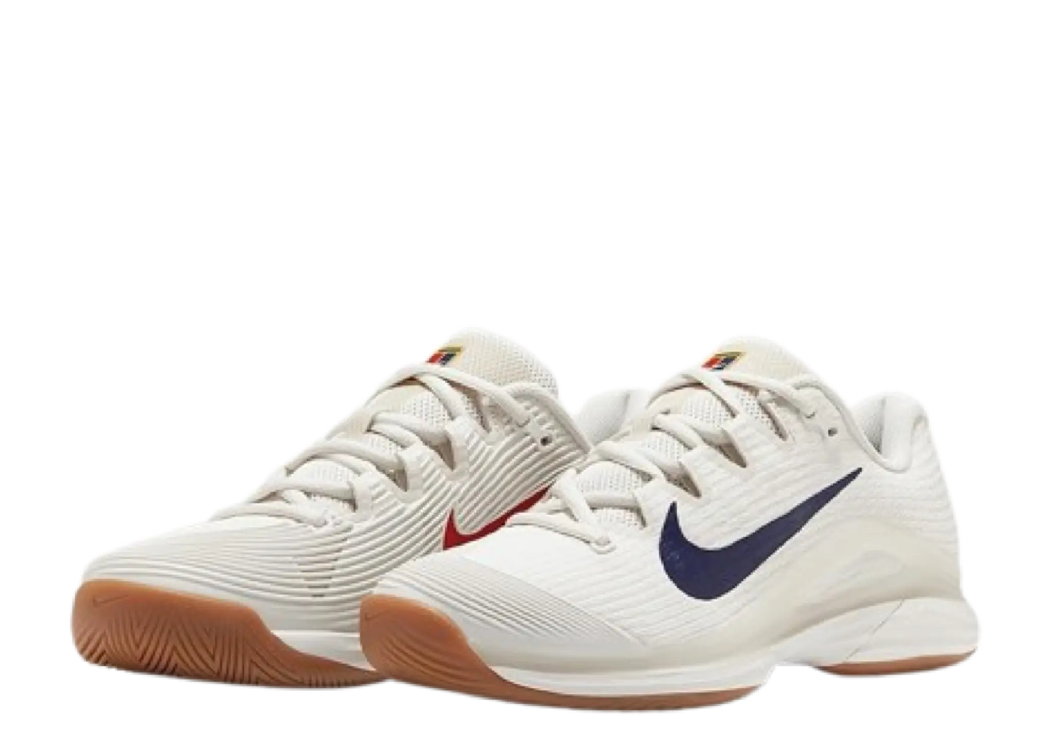 Nike Court Air Zoom Vapor 12 HC Summit White Phantom Gum Brown Blue (Women's) - photo 2