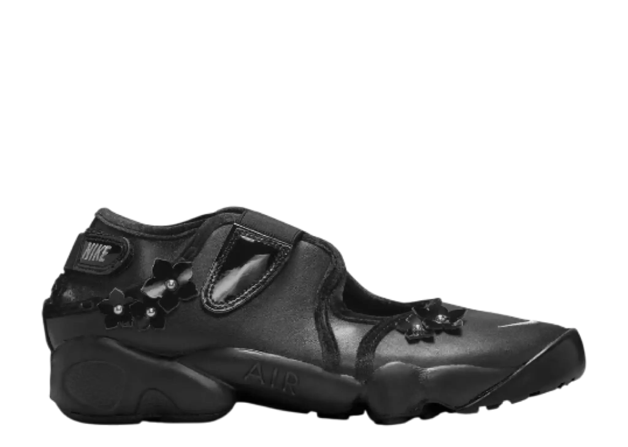 Nike Air Rift Florette Black Metallic Silver Wolf Grey (Women's)