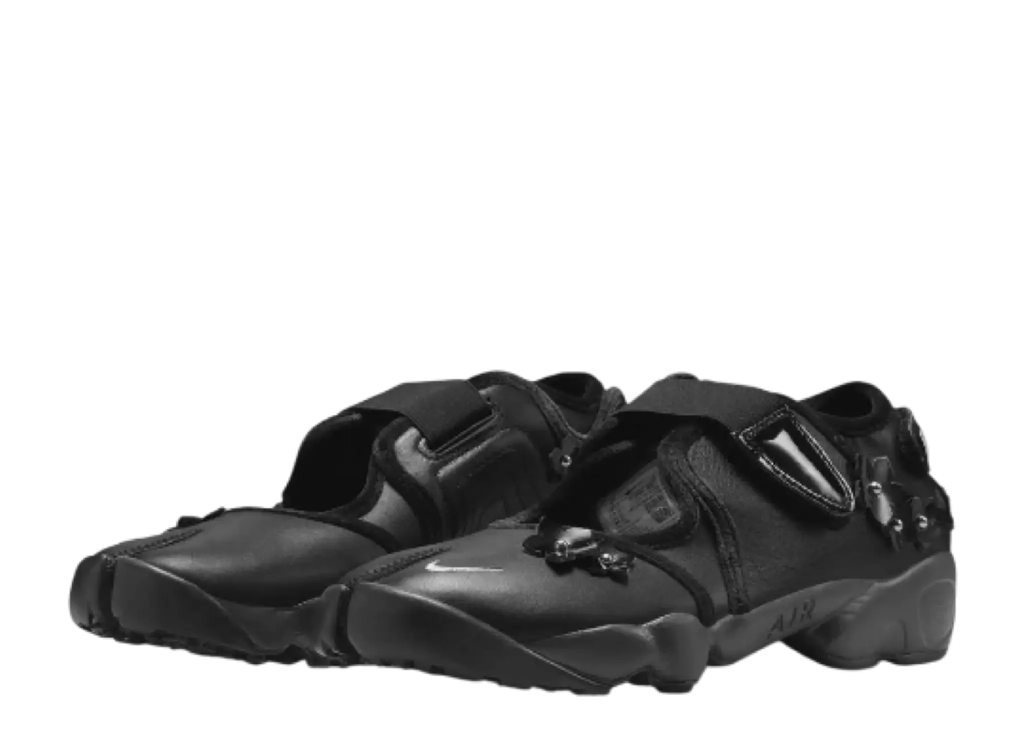 Nike Air Rift Florette Black Metallic Silver Wolf Grey (Women's) - photo 2