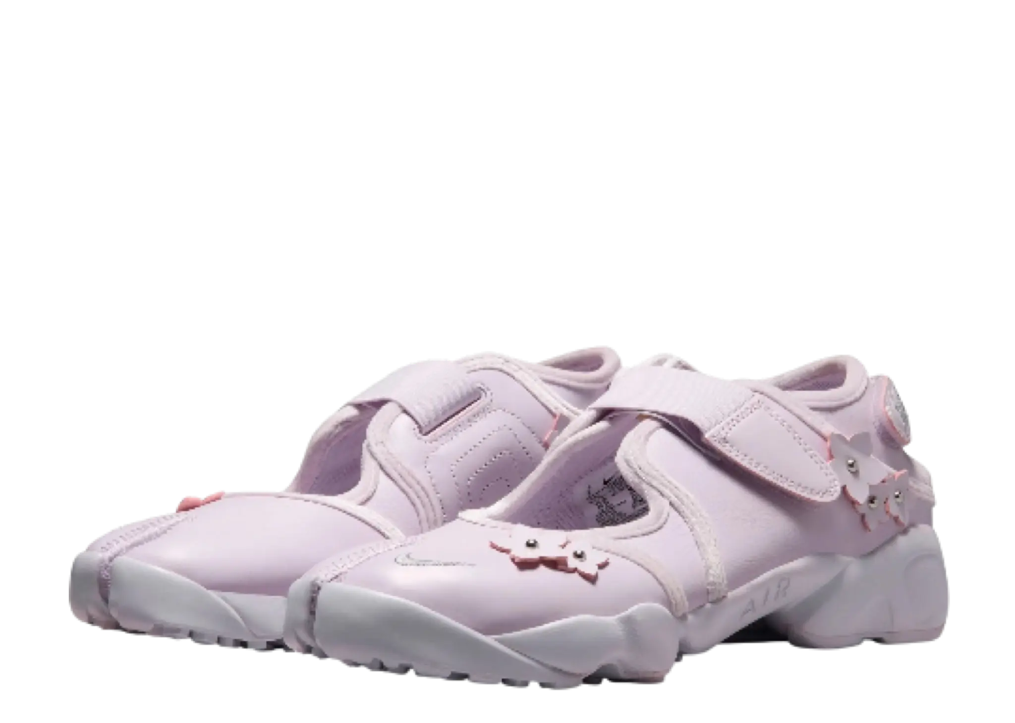 Nike Air Rift Florette Bleached Lilac Metallic Silver (Women's) - photo 2