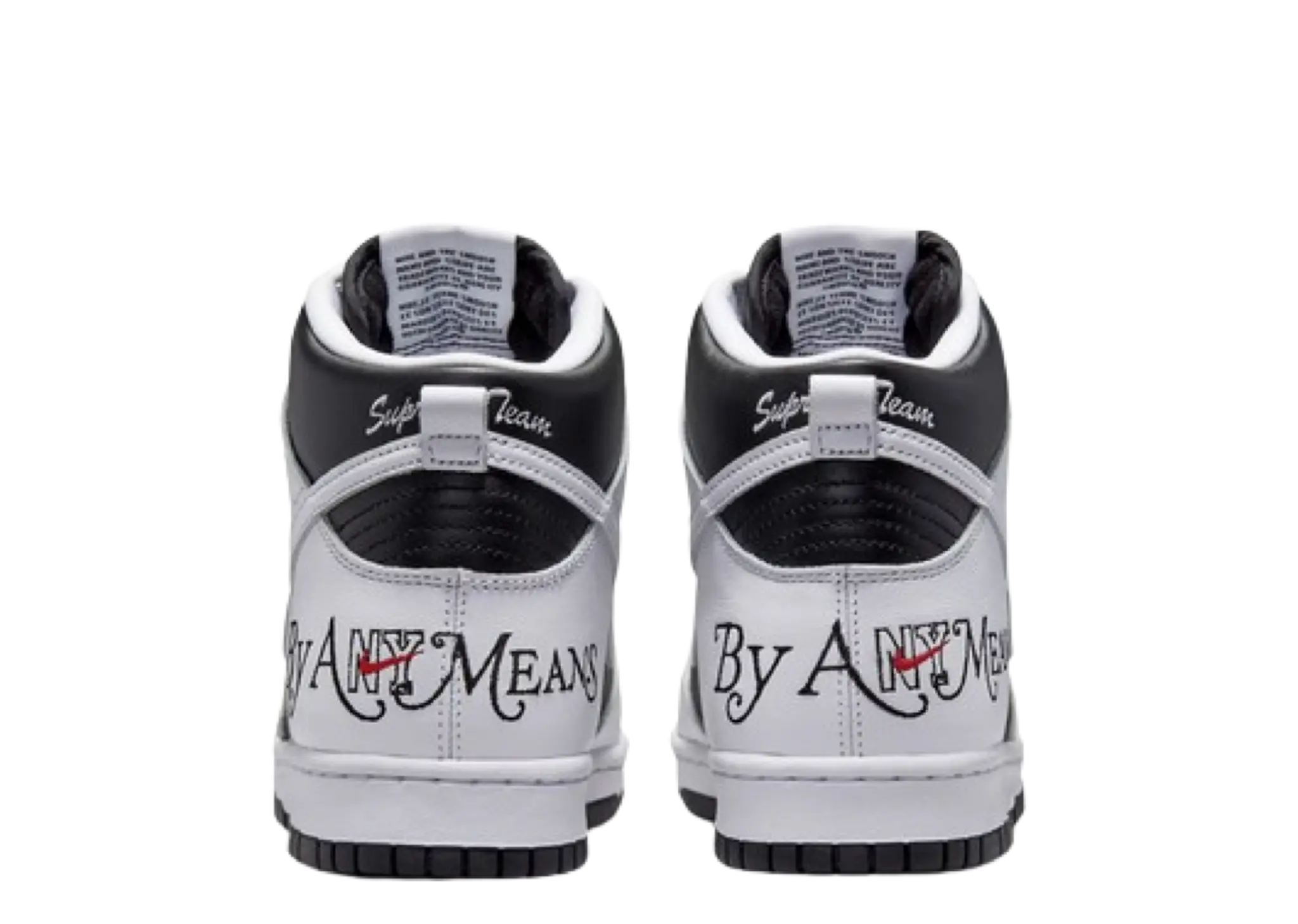 Nike SB Dunk High Supreme By Any Means Black - photo 3