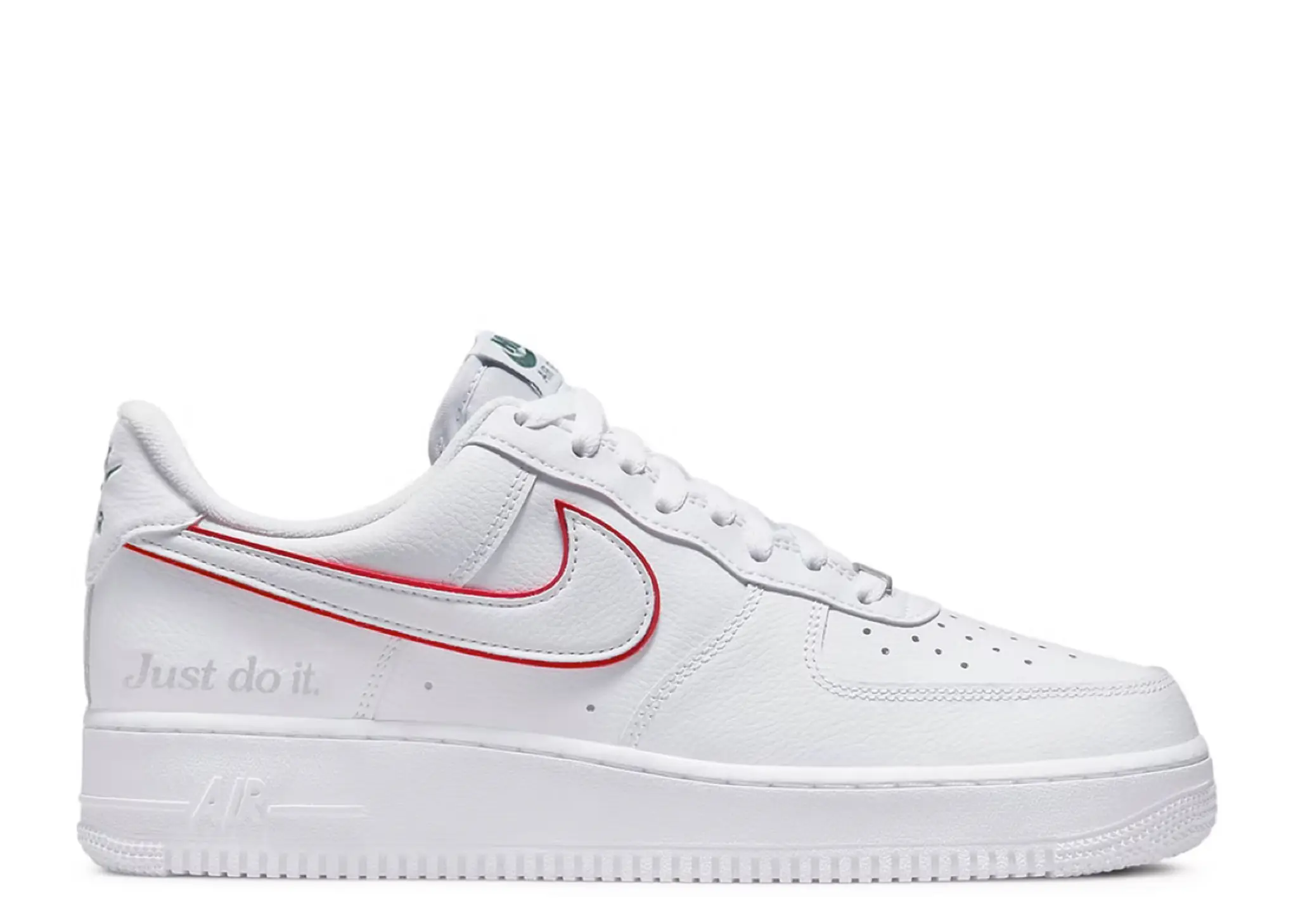Nike Air Force 1 Low Just Do It White Silver University Red