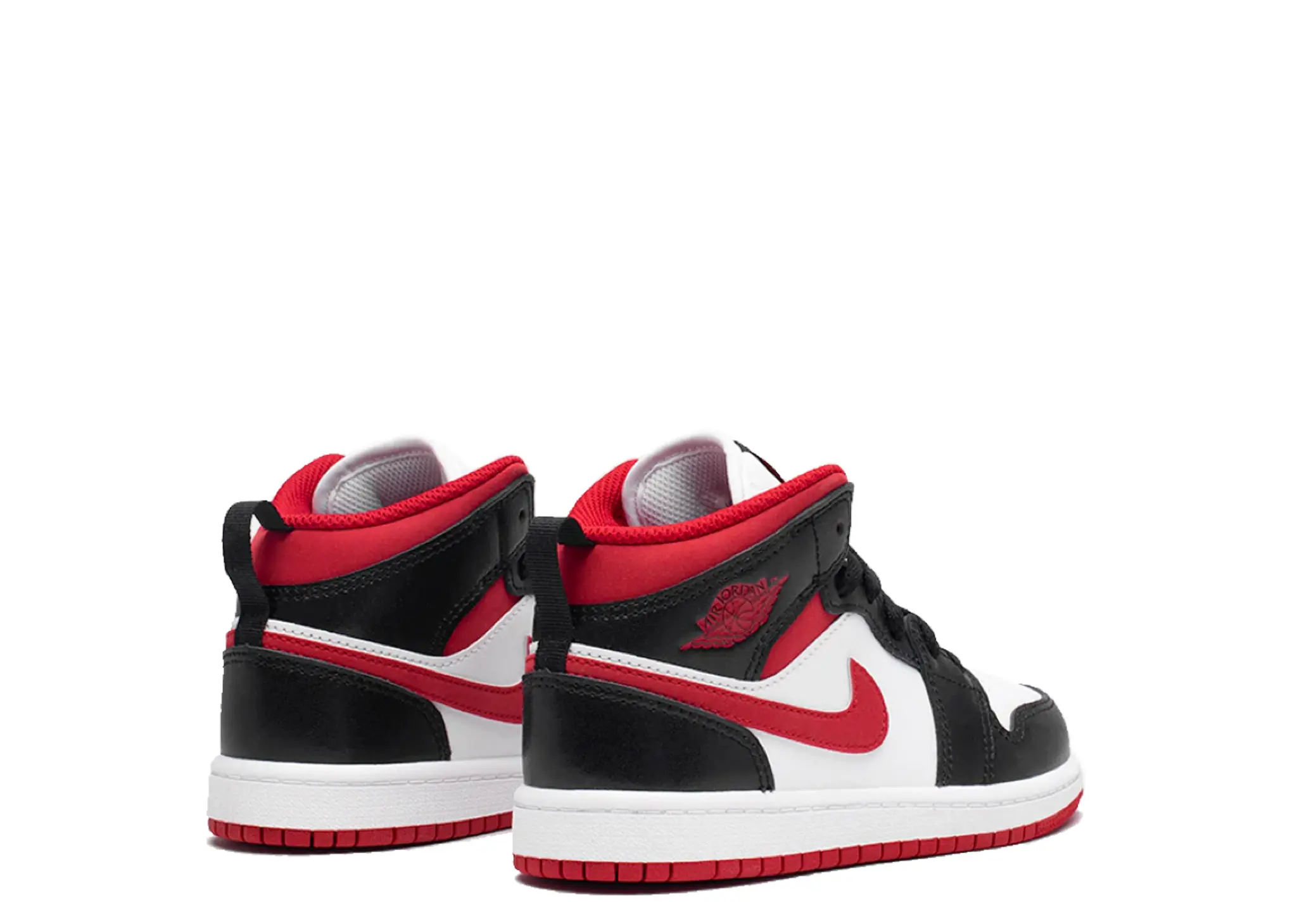 Air Jordan 1 Mid Gym Red Black White (Pre-School) - photo 3