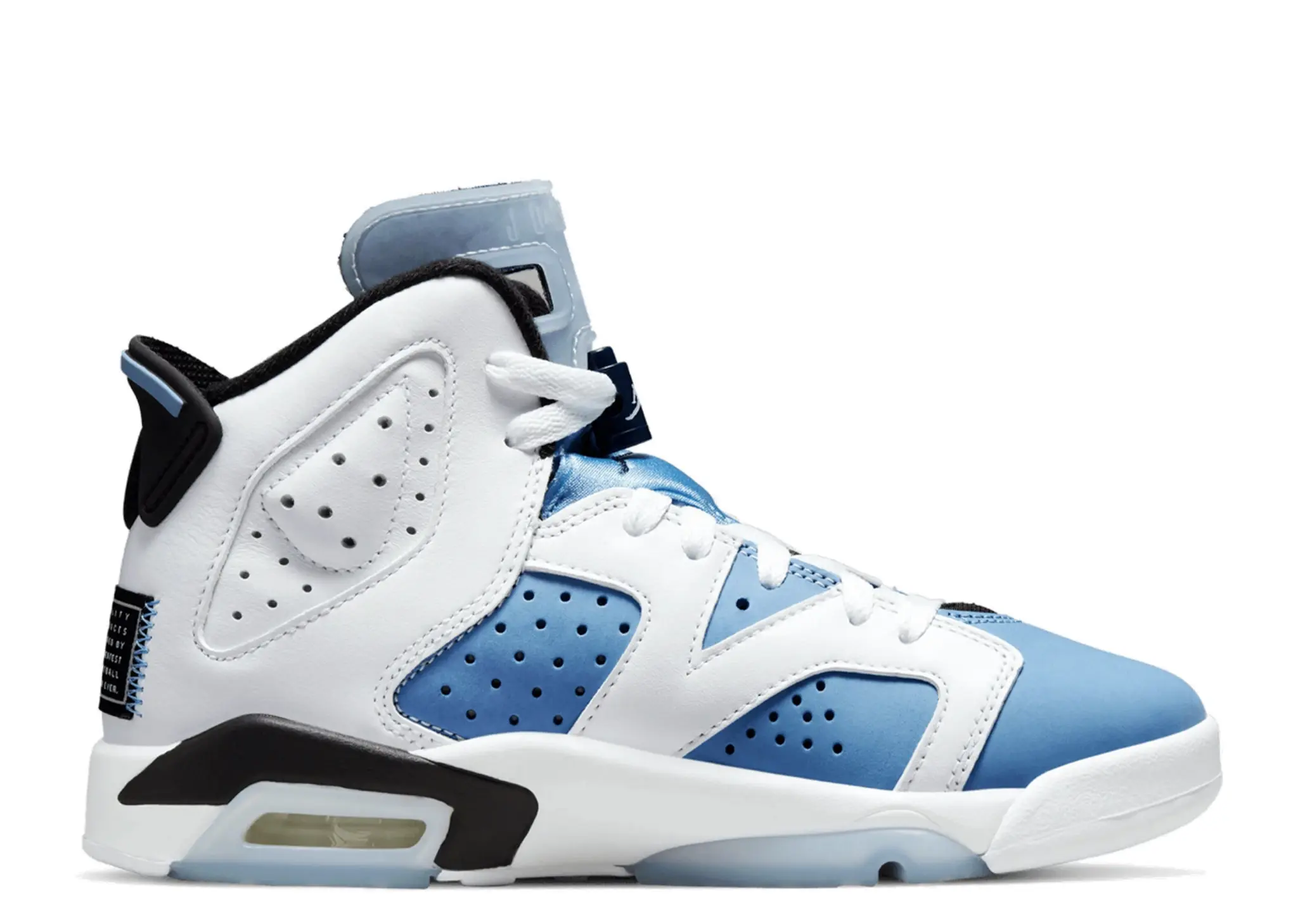 Jordan 6 Retro UNC White (Grade School)