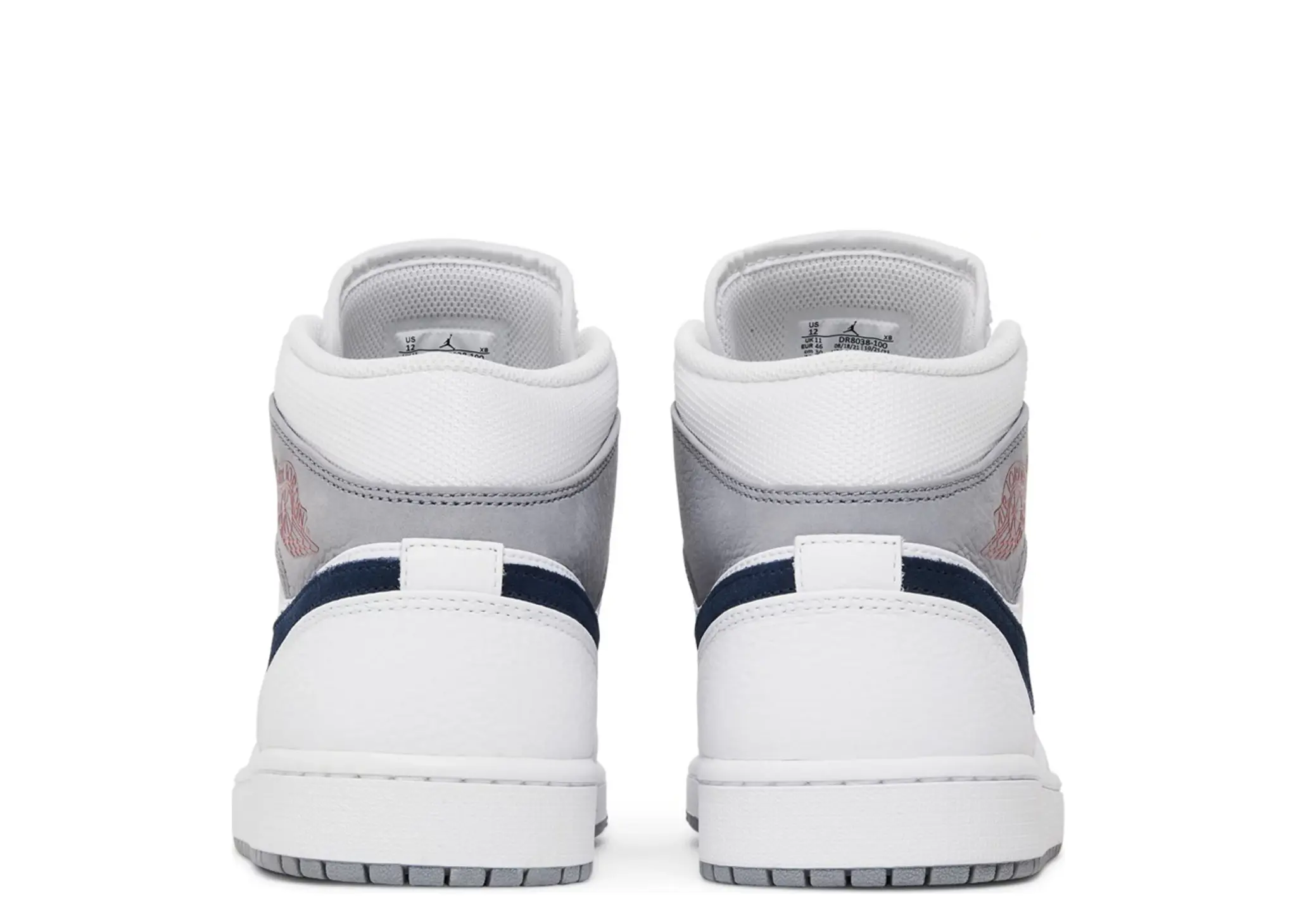 Air Jordan 1 Mid Paris White - photo 3