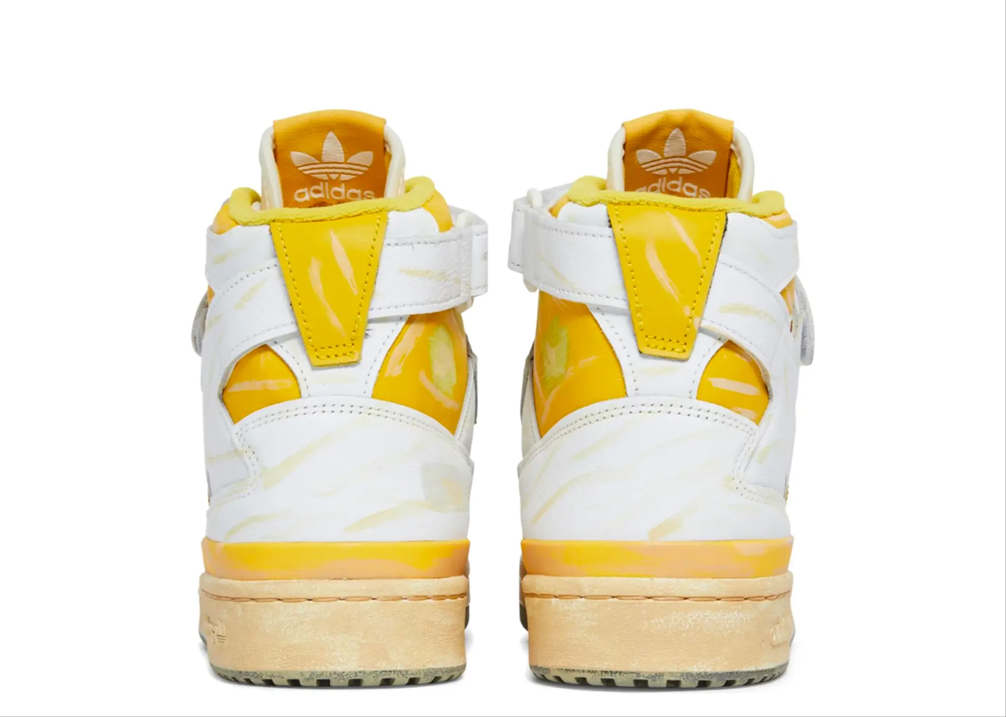 Adidas Forum 84 Hi AEC White Hazy Yellow - photo 3