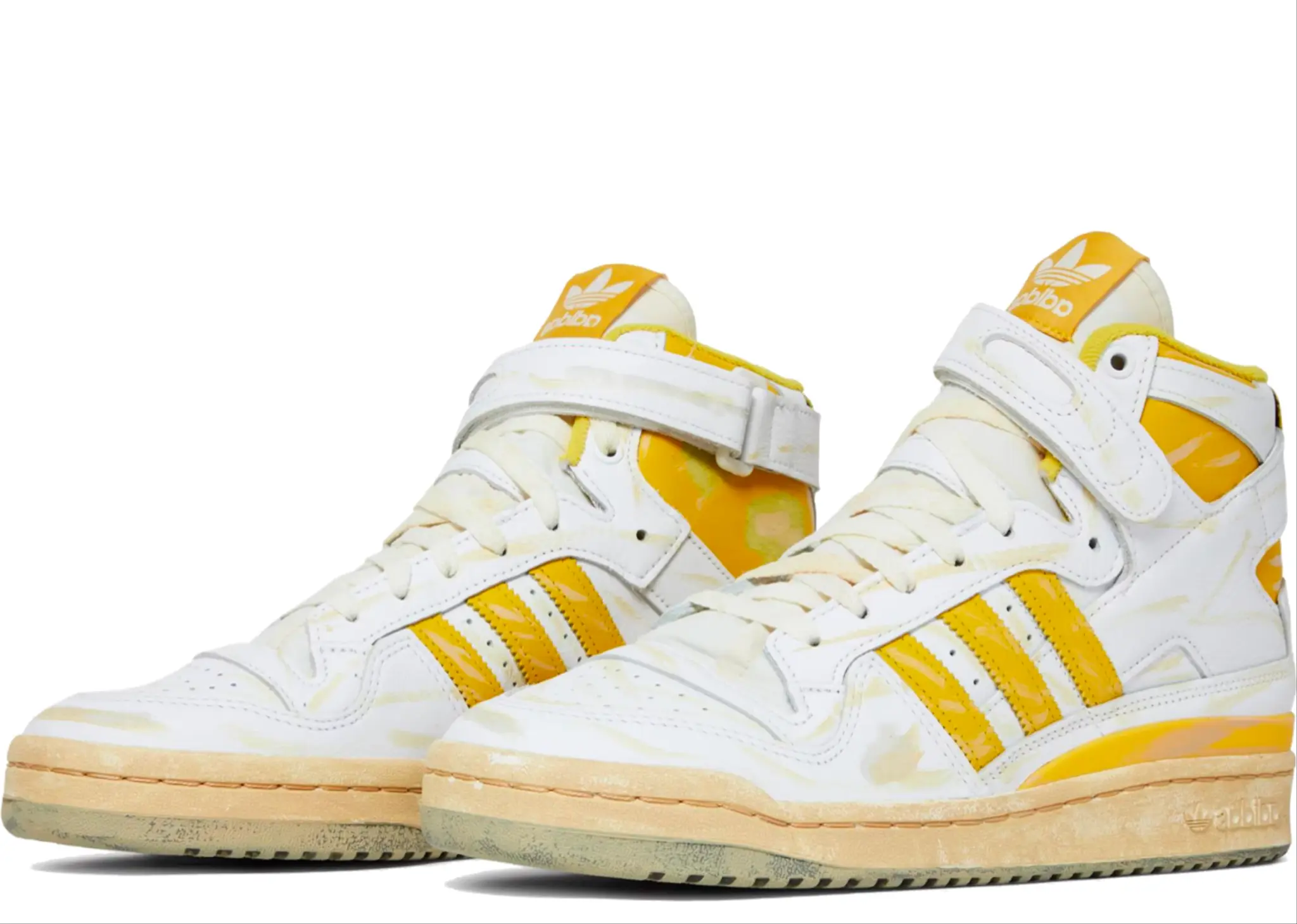 Adidas Forum 84 Hi AEC White Hazy Yellow - photo 2