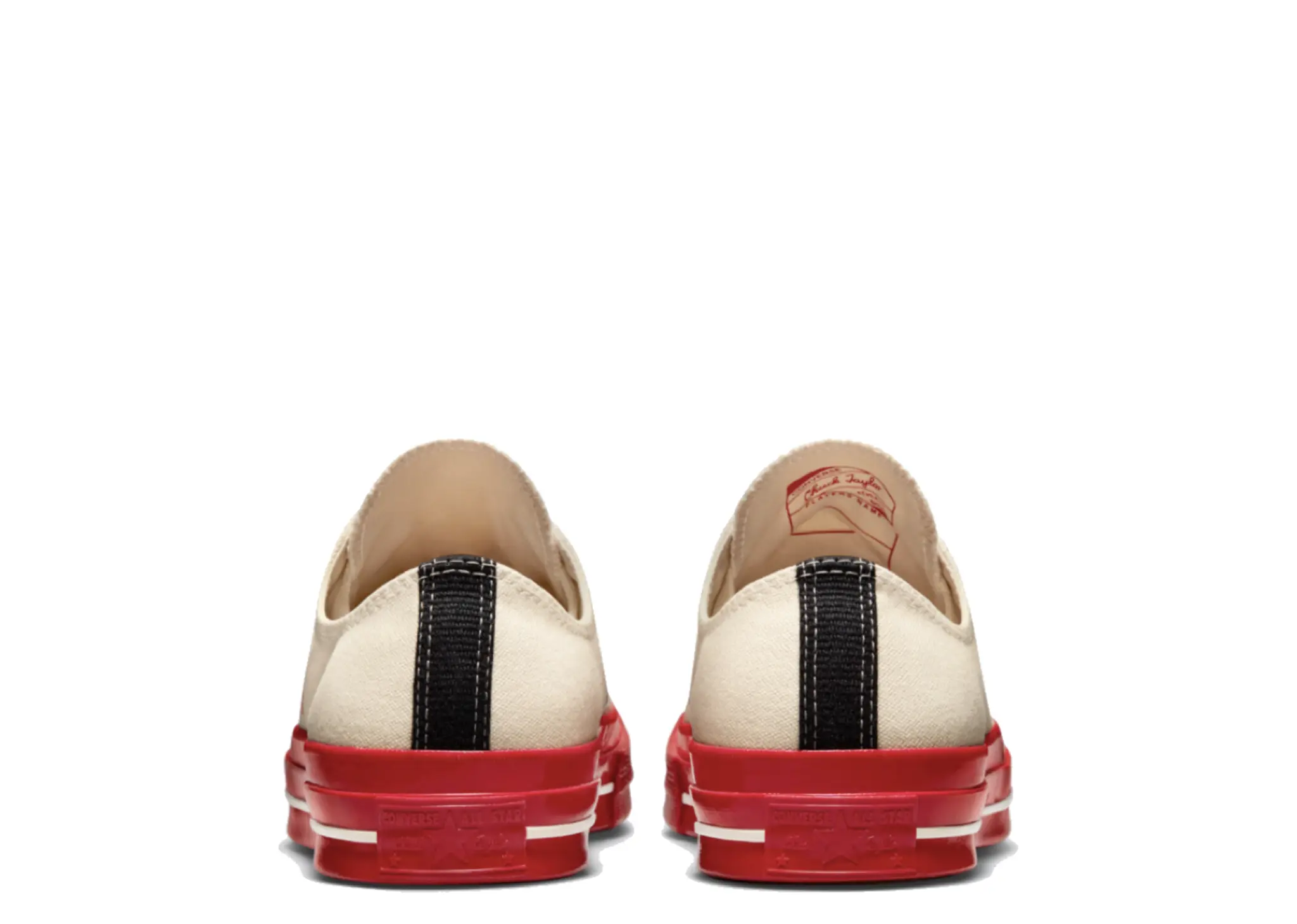 Converse Chuck Taylor All-Star 70's Ox Comme des Garcons PLAY Egret Red Midsole - photo 3
