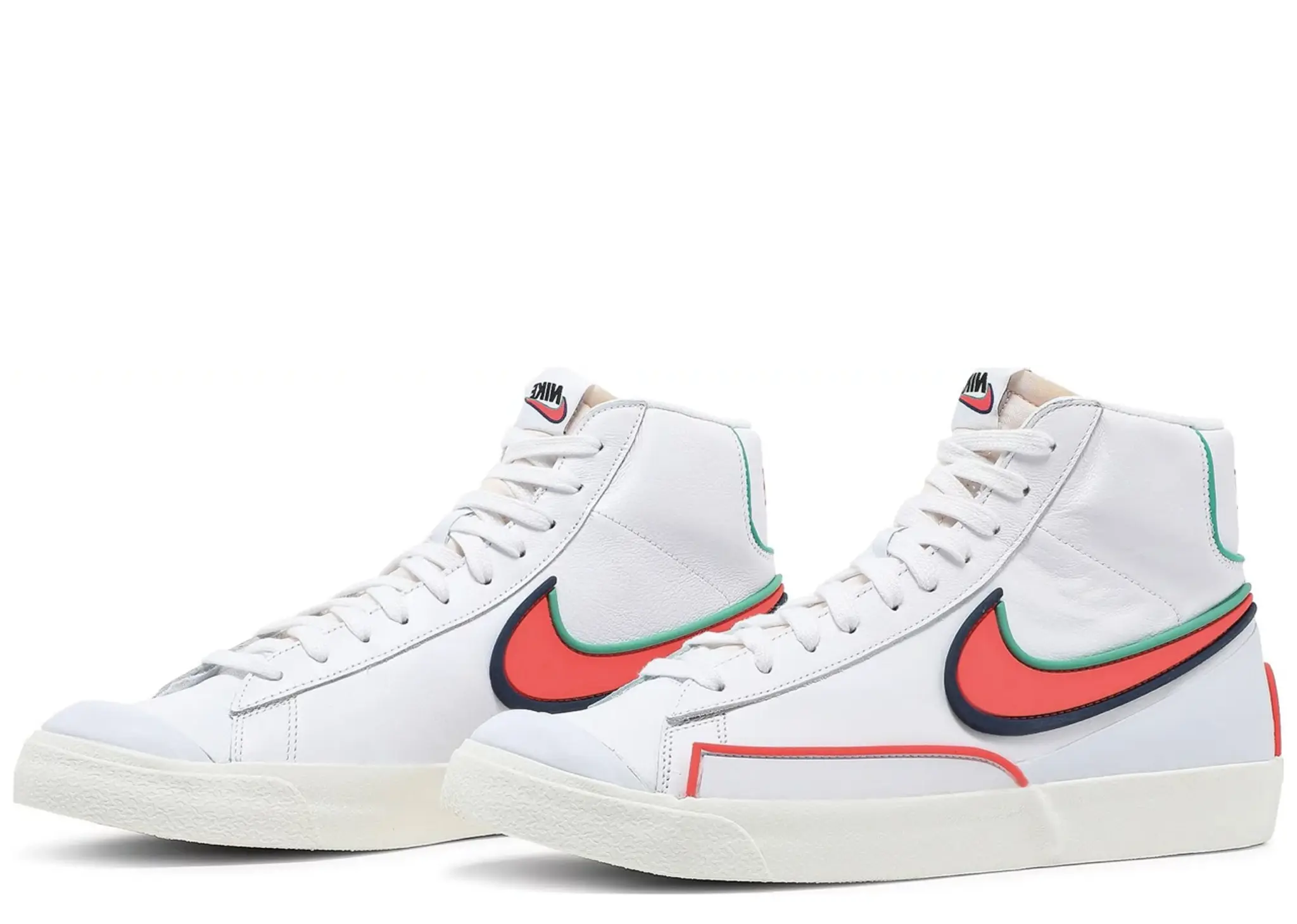 Nike Blazer Mid Infinite White Bright Crimson - photo 2