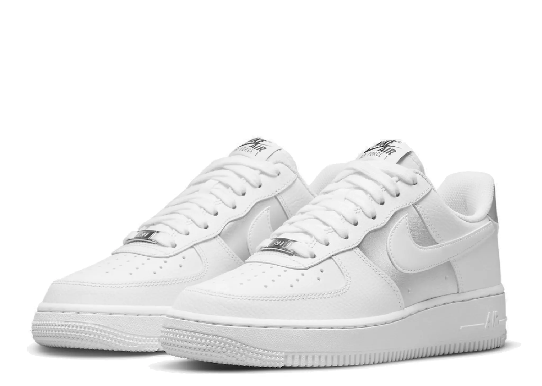 Nike Air Force 1 '07 White Metallic Silver (Women's) - photo 2