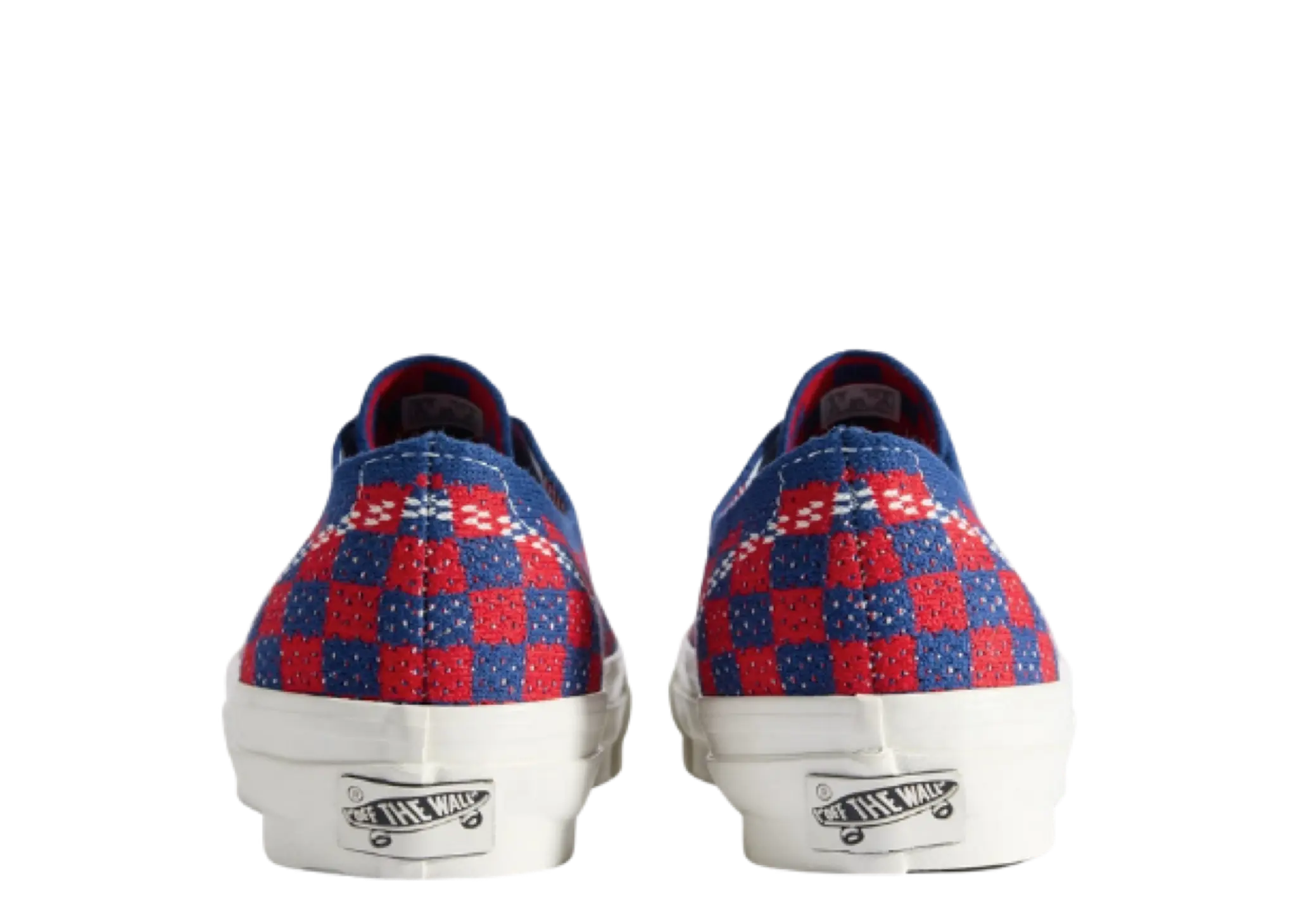 Vans LX Authentic 44 EK Punk Check Red Blue - photo 3