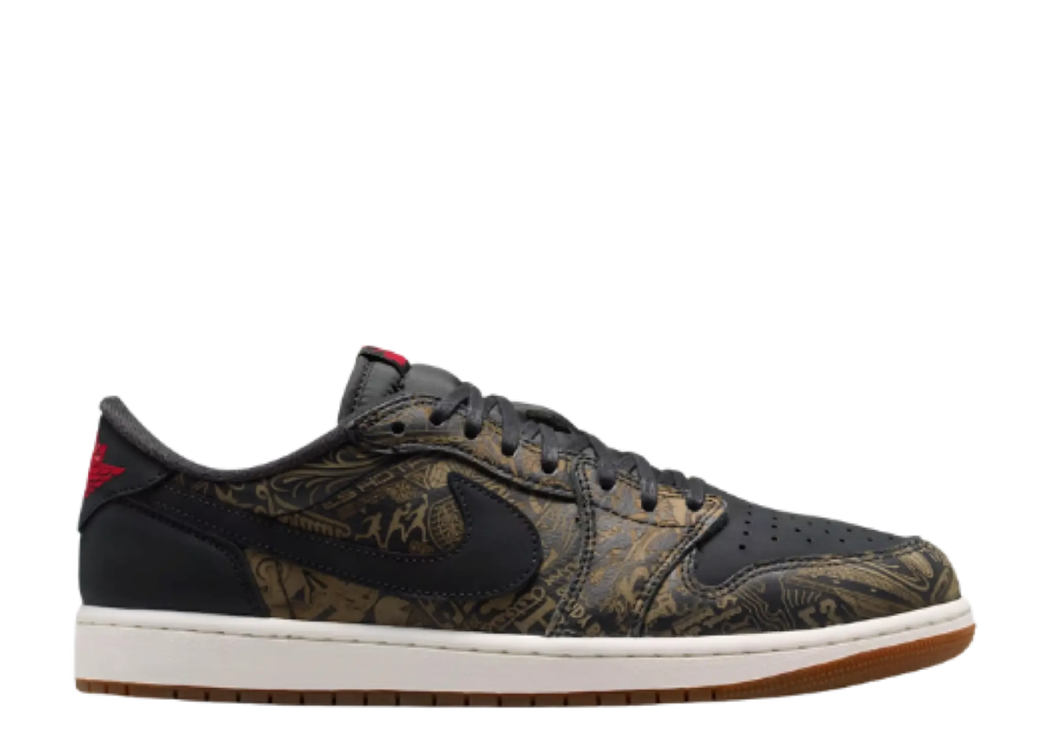 Air Jordan 1 Retro Low OG Laser Black University Red