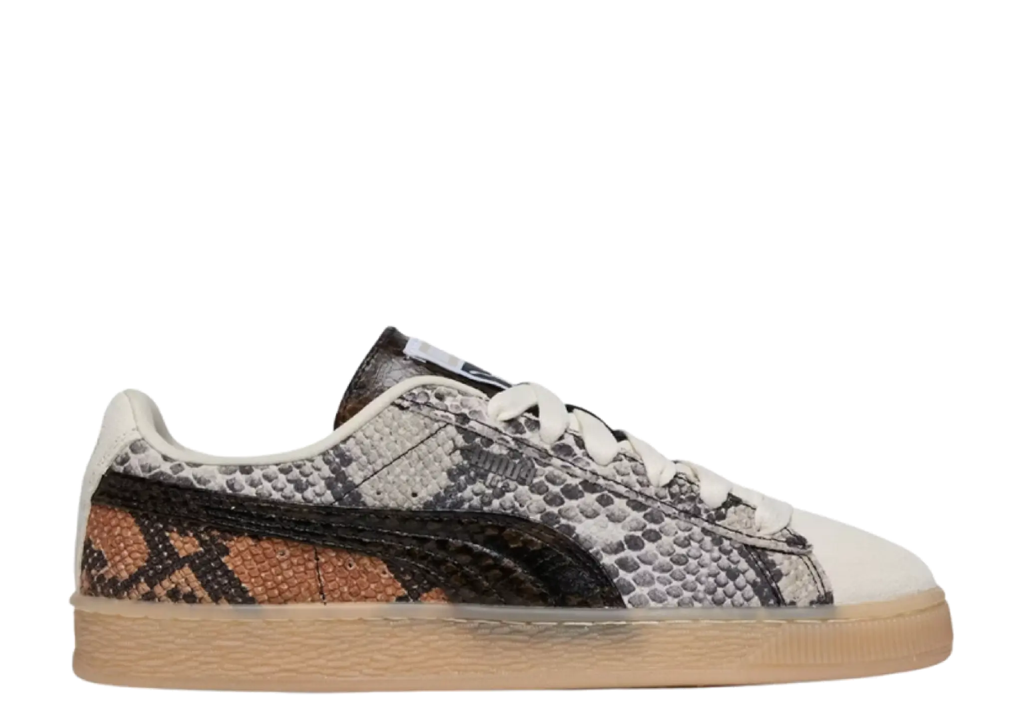 Puma Suede Snake Frosted Ivory Black