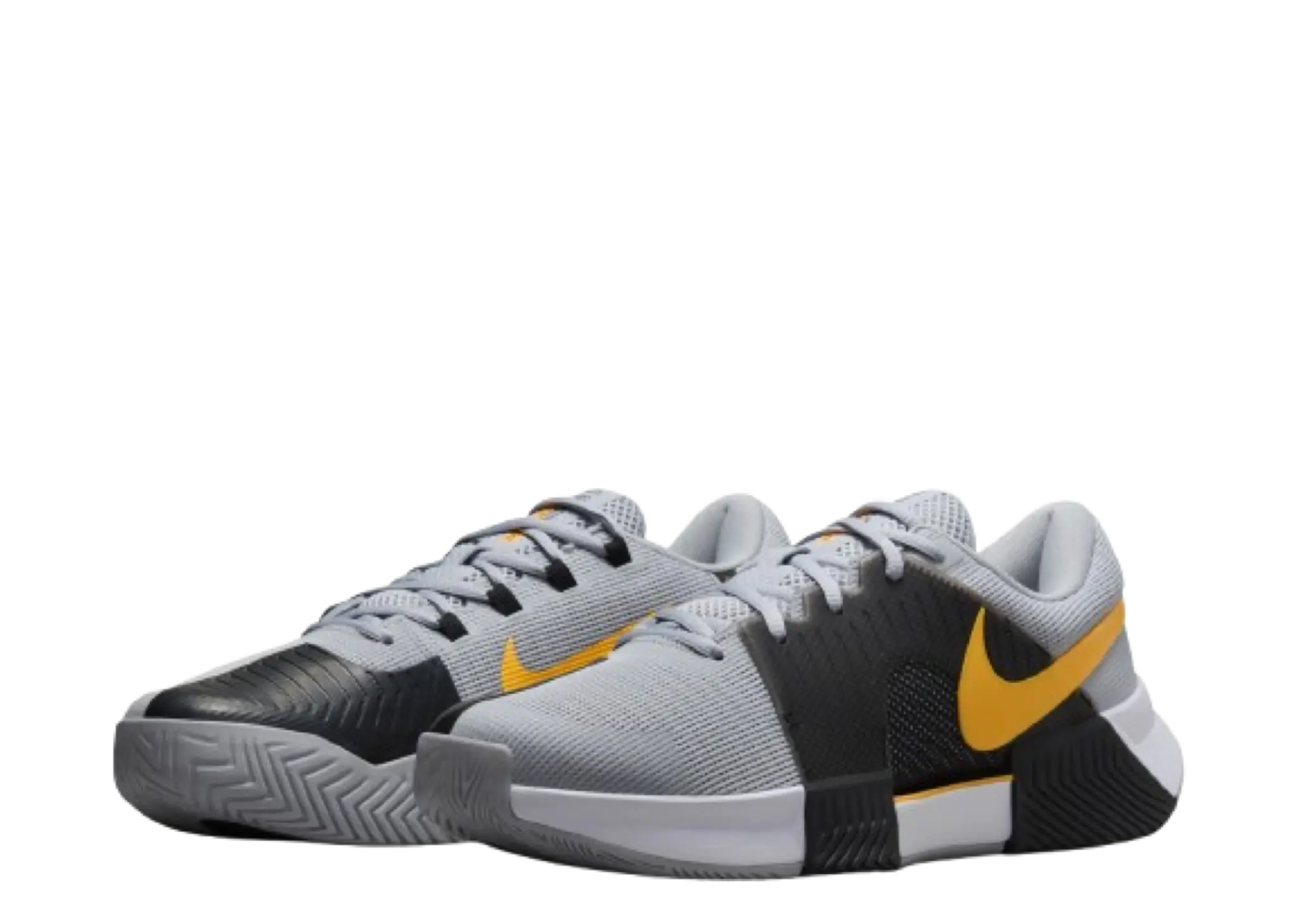 Nike Zoom GP Challenge 1 HC Wolf Grey Black White Laser Orange - photo 2