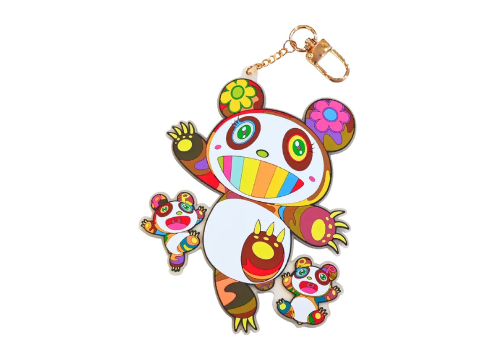 Takashi Murakami Rubber Keyring Panda Parent