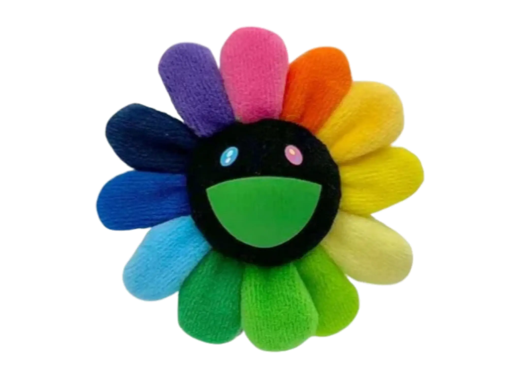 Takashi Murakami Keychain Pin Rainbown Black