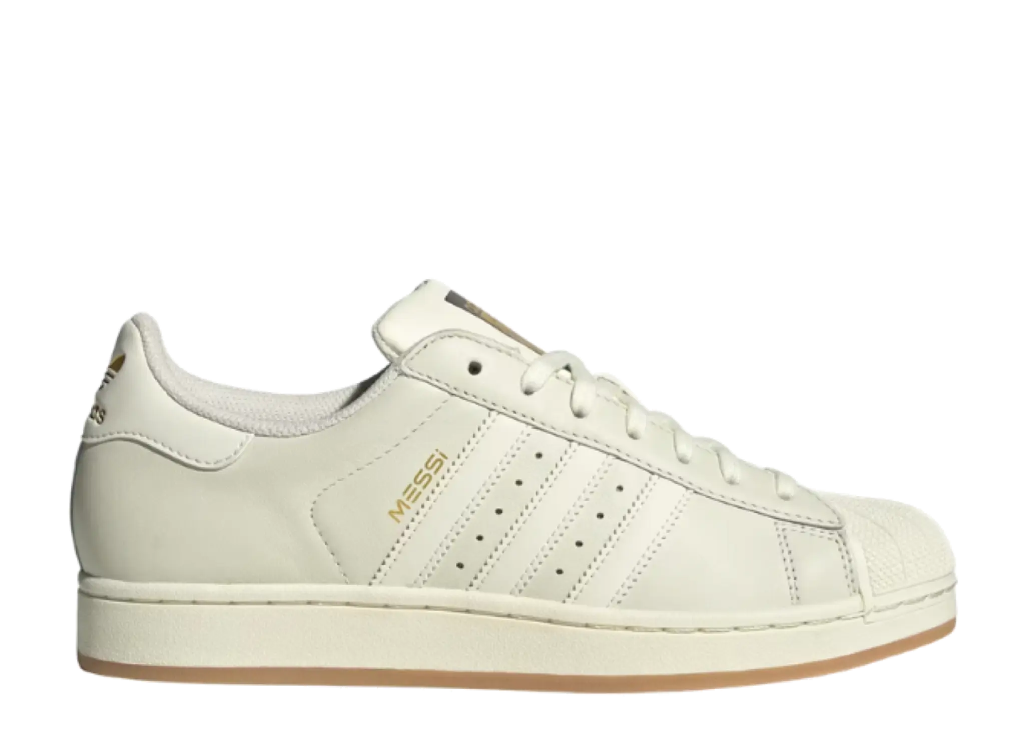Adidas Superstar Messi Ivory Gold Metallic