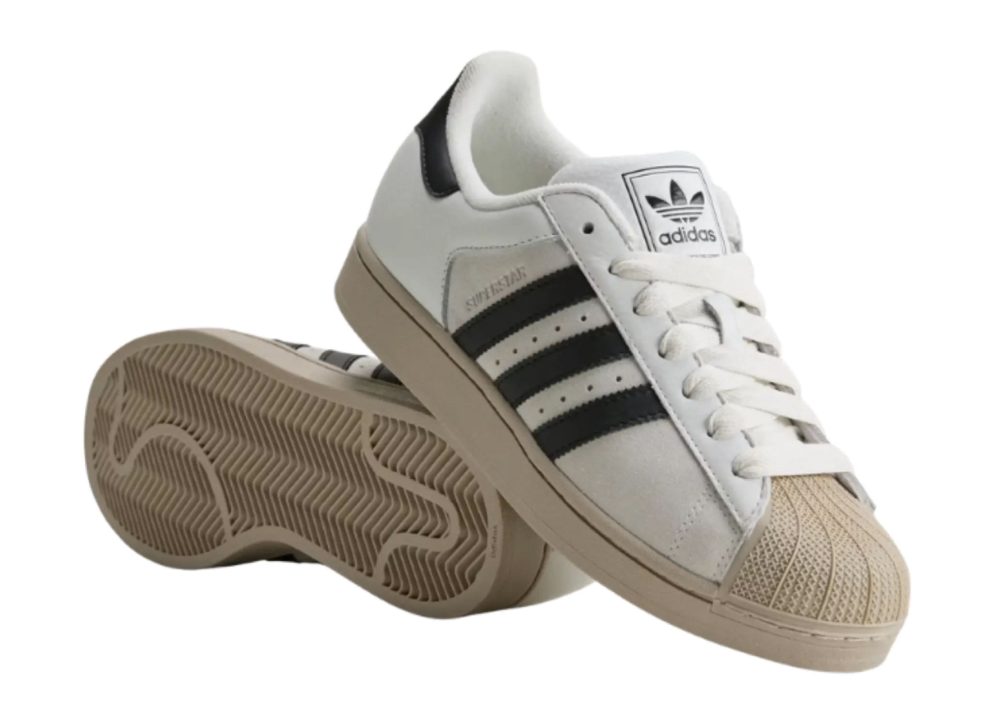 Adidas Superstar II Core White Core Black Khaki Three - photo 2