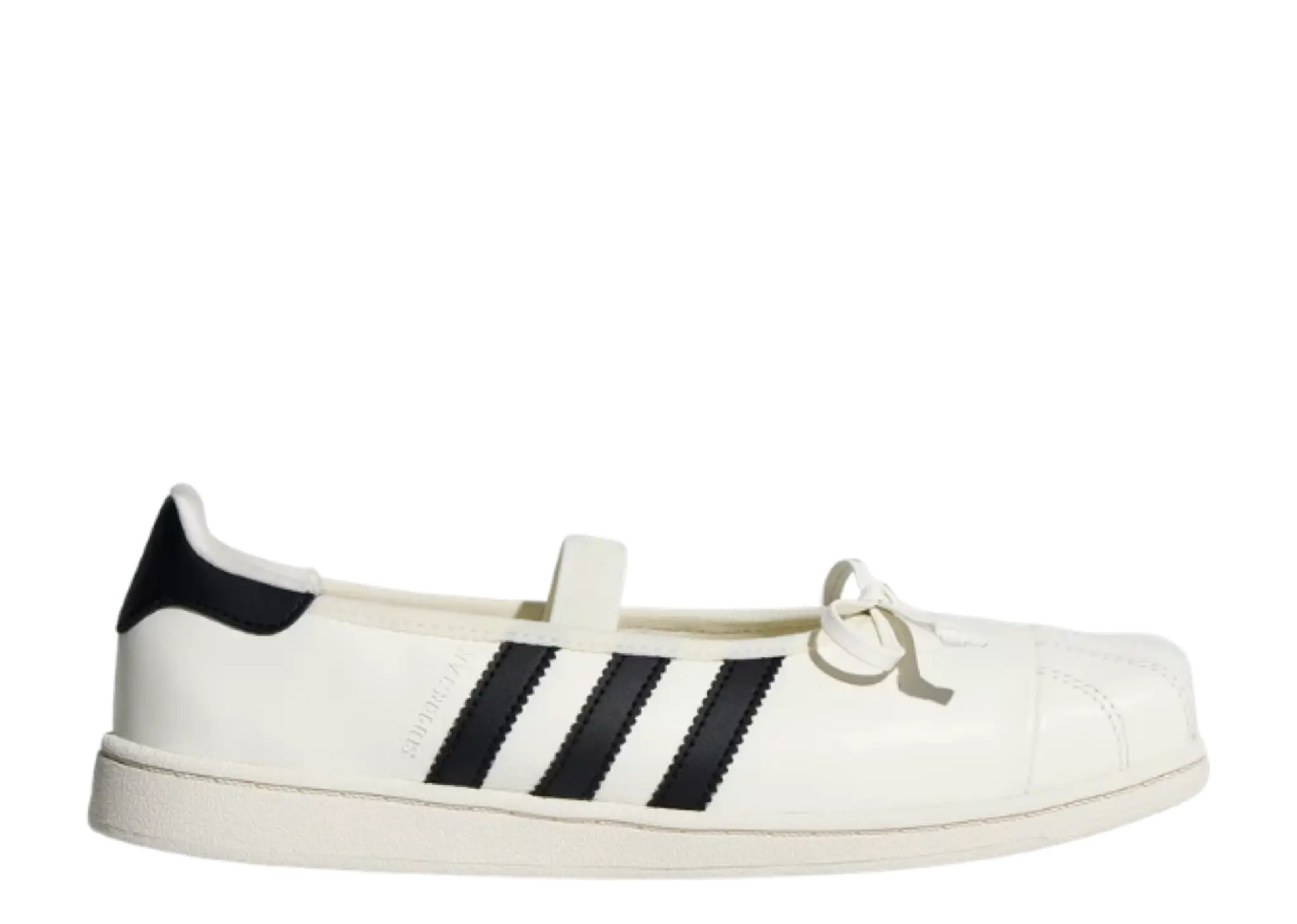 Adidas Superstar Square Toe Ballet JENNIE Off White Black (Women's)