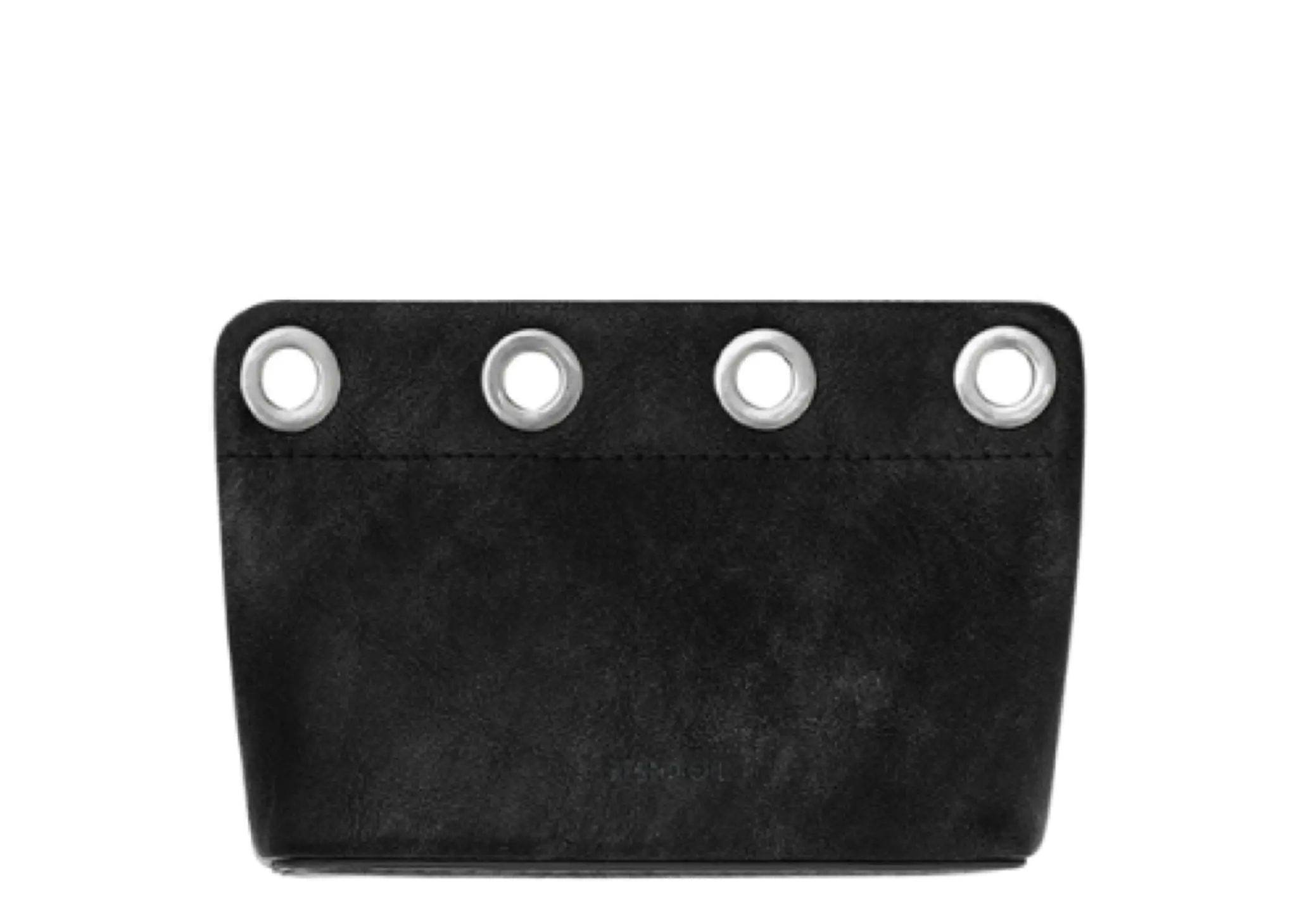 Stand Oil Loop Eyelet Pouch Dark Gray - photo 2