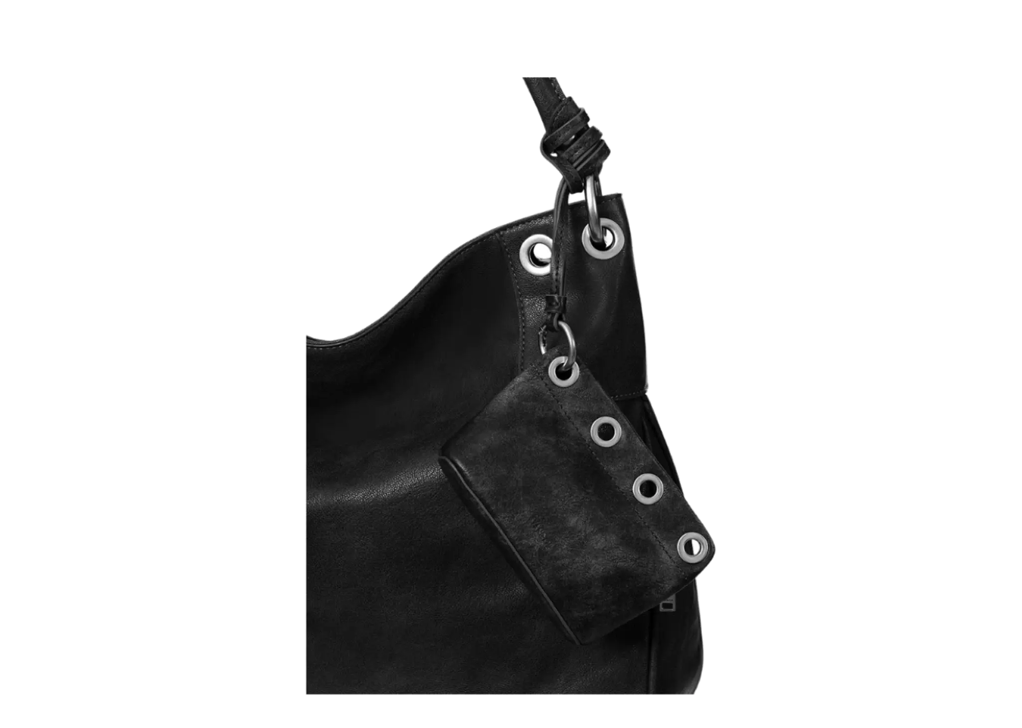 Stand Oil Loop Eyelet Pouch Dark Gray - photo 4
