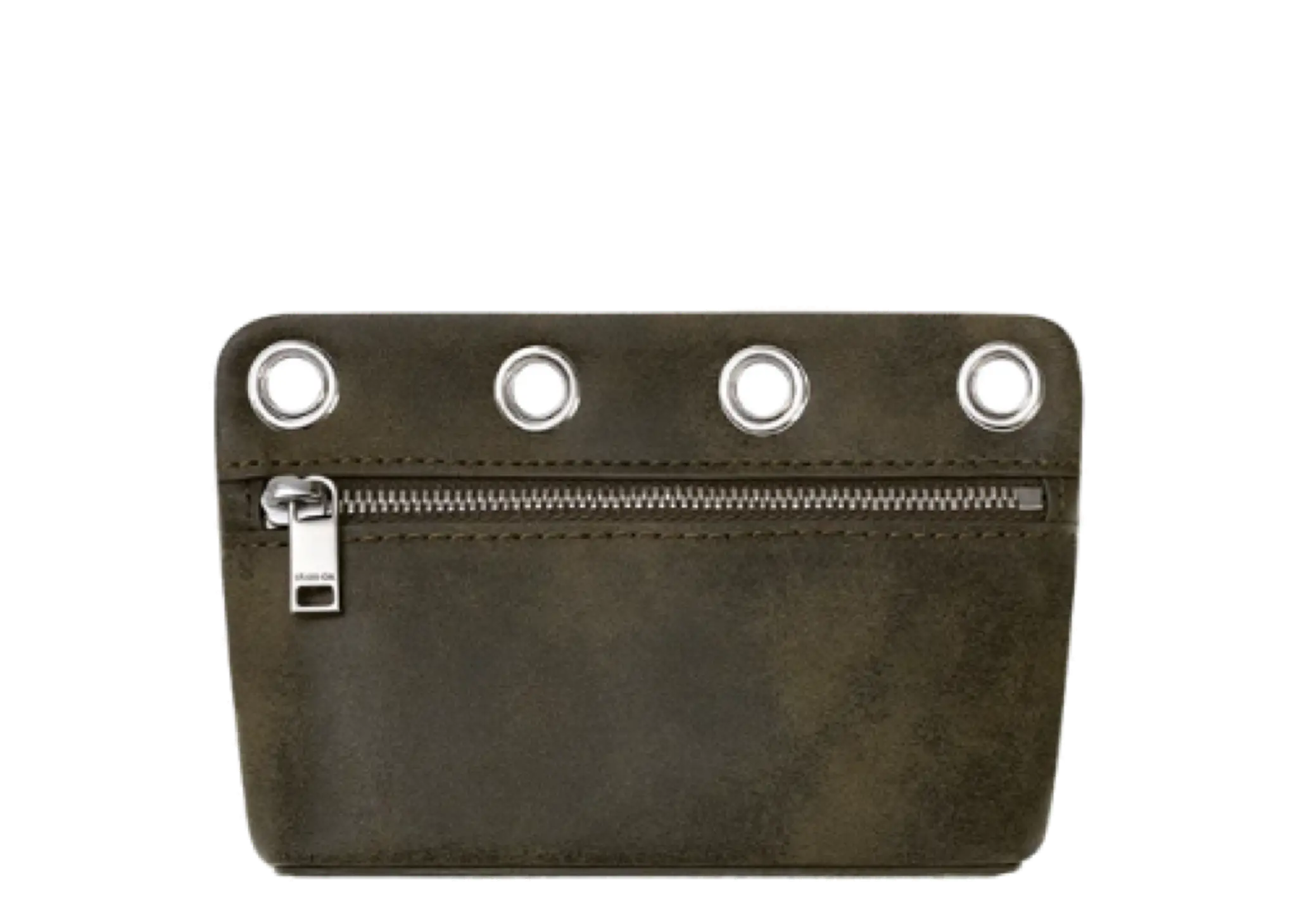 Stand Oil Loop Eyelet Pouch Washed Brown - photo 3