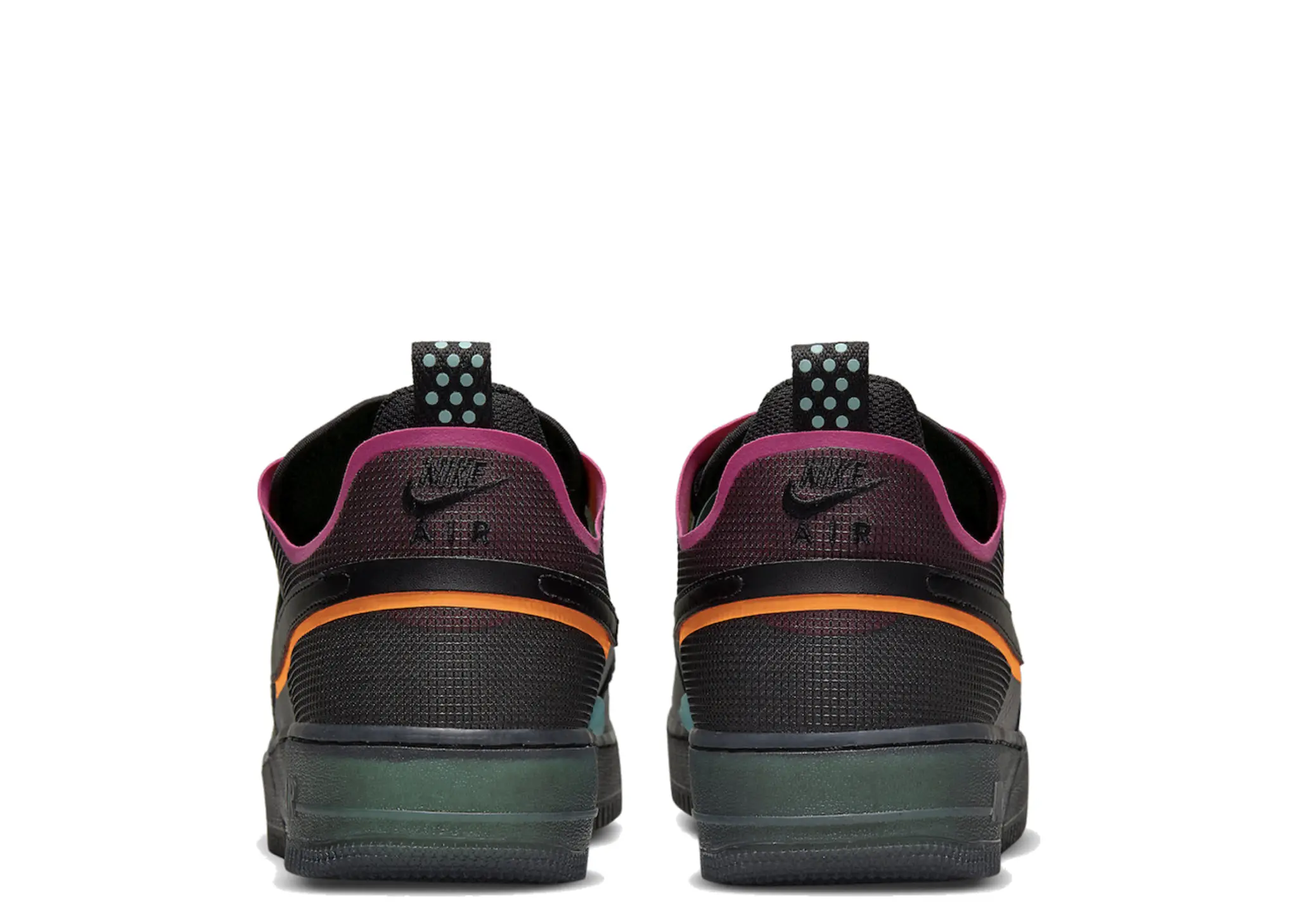 Nike Air Force 1 Low React Black Neon - photo 3