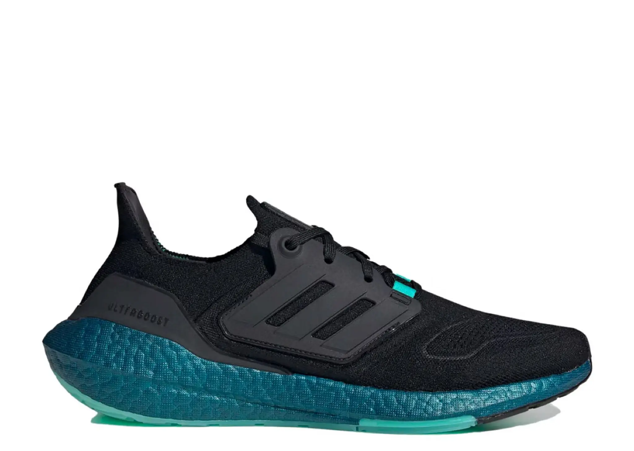 Adidas Ultra Boost 22 Core Black Mint Rush
