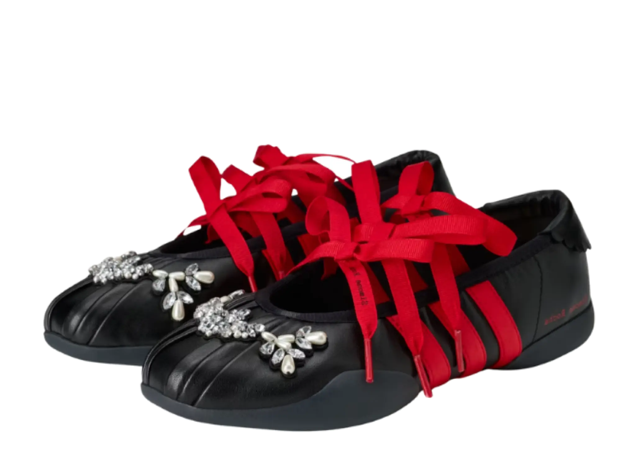 Adidas Taekwondo Ballerina Simone Rocha Black Better Scarlet (Women's) - photo 2