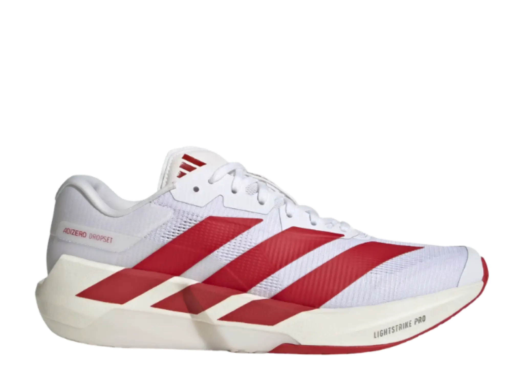Adidas Adizero Dropset Pro Cloud White Team Power Red Iron Metallic