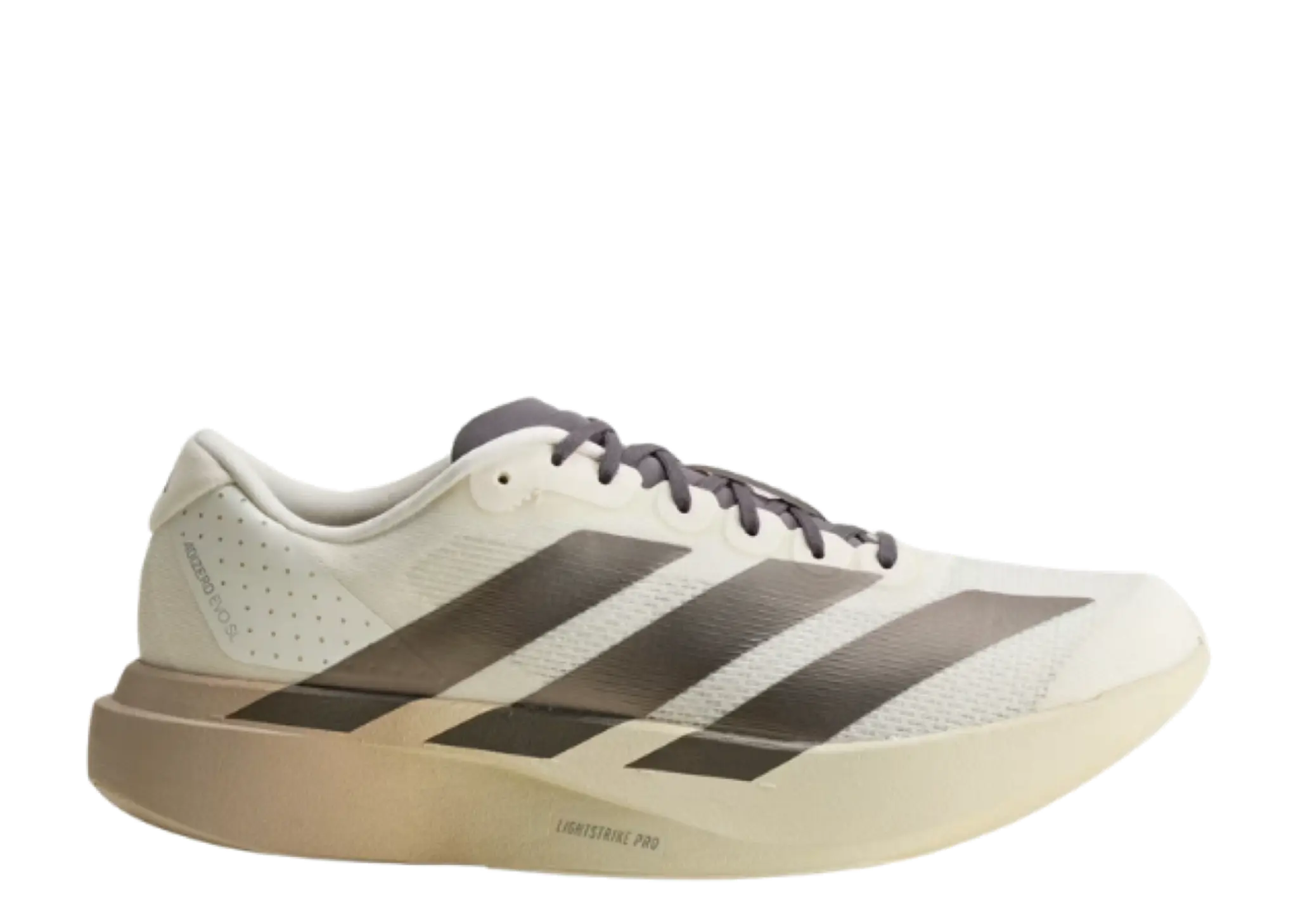 Adidas Adizero Evo SL Off White Aurora Coffee Metallic Matte Silver