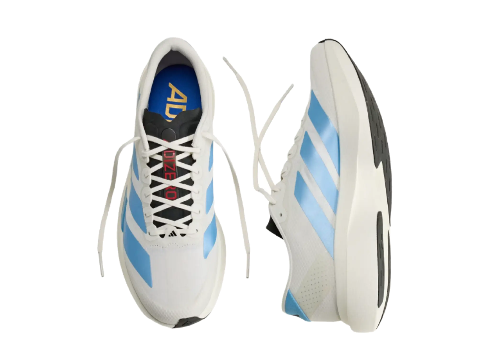 Adidas Adizero Evo SL Woven Off White Light Blue Bright Red - photo 3