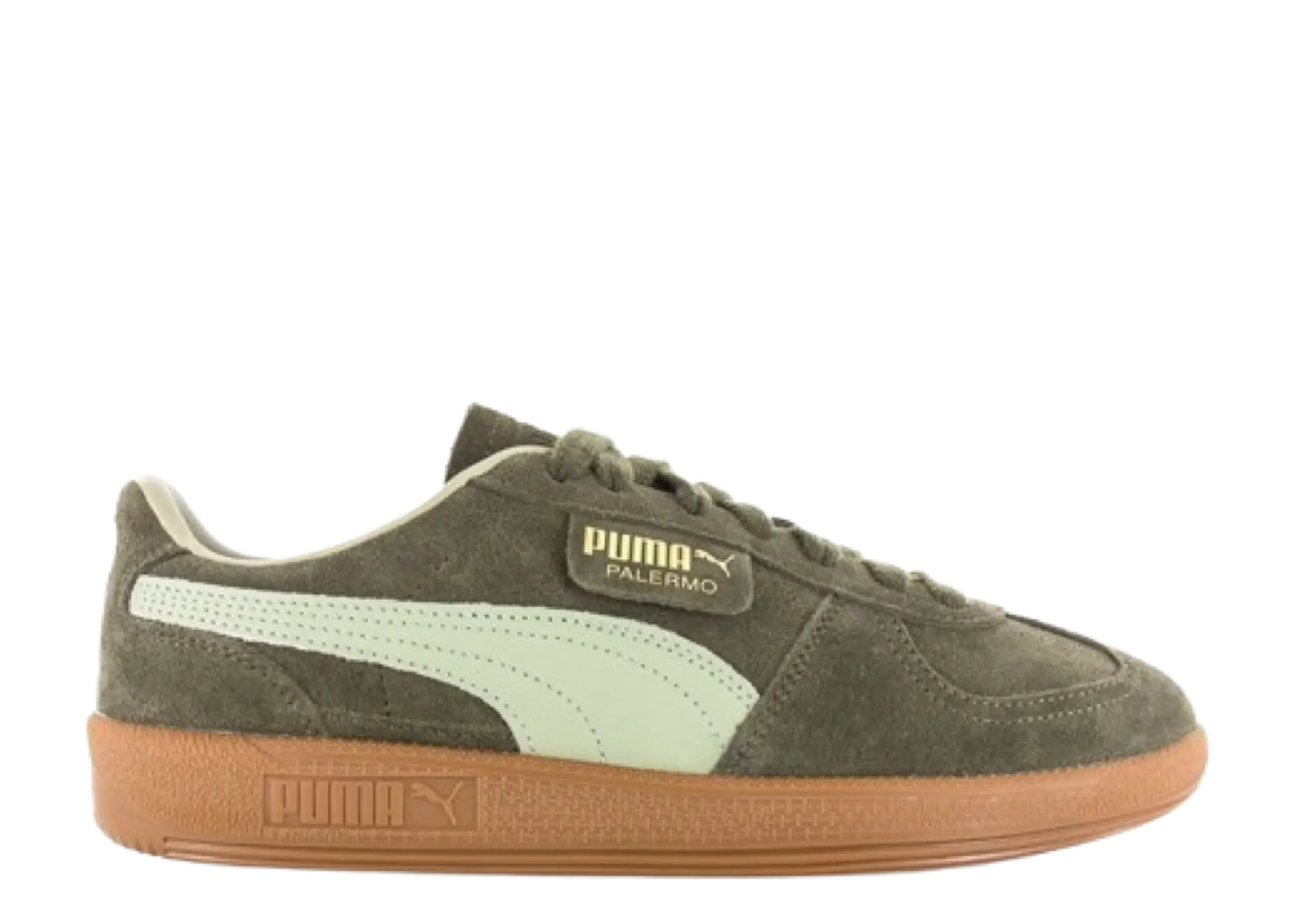 Puma Palermo Dark Olive Lux Army Suede