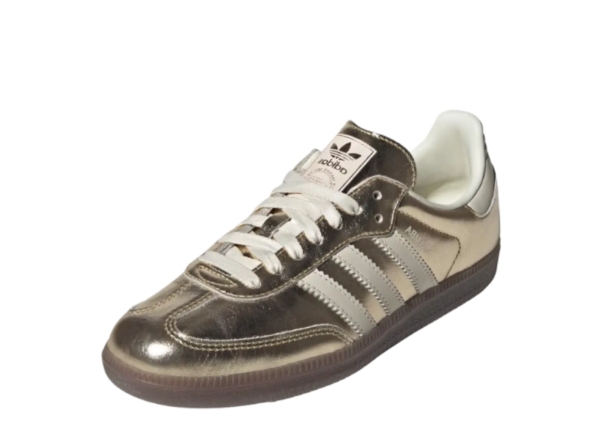 Adidas Samba OG Gold Metallic Off White Gum (Women's) - photo 2